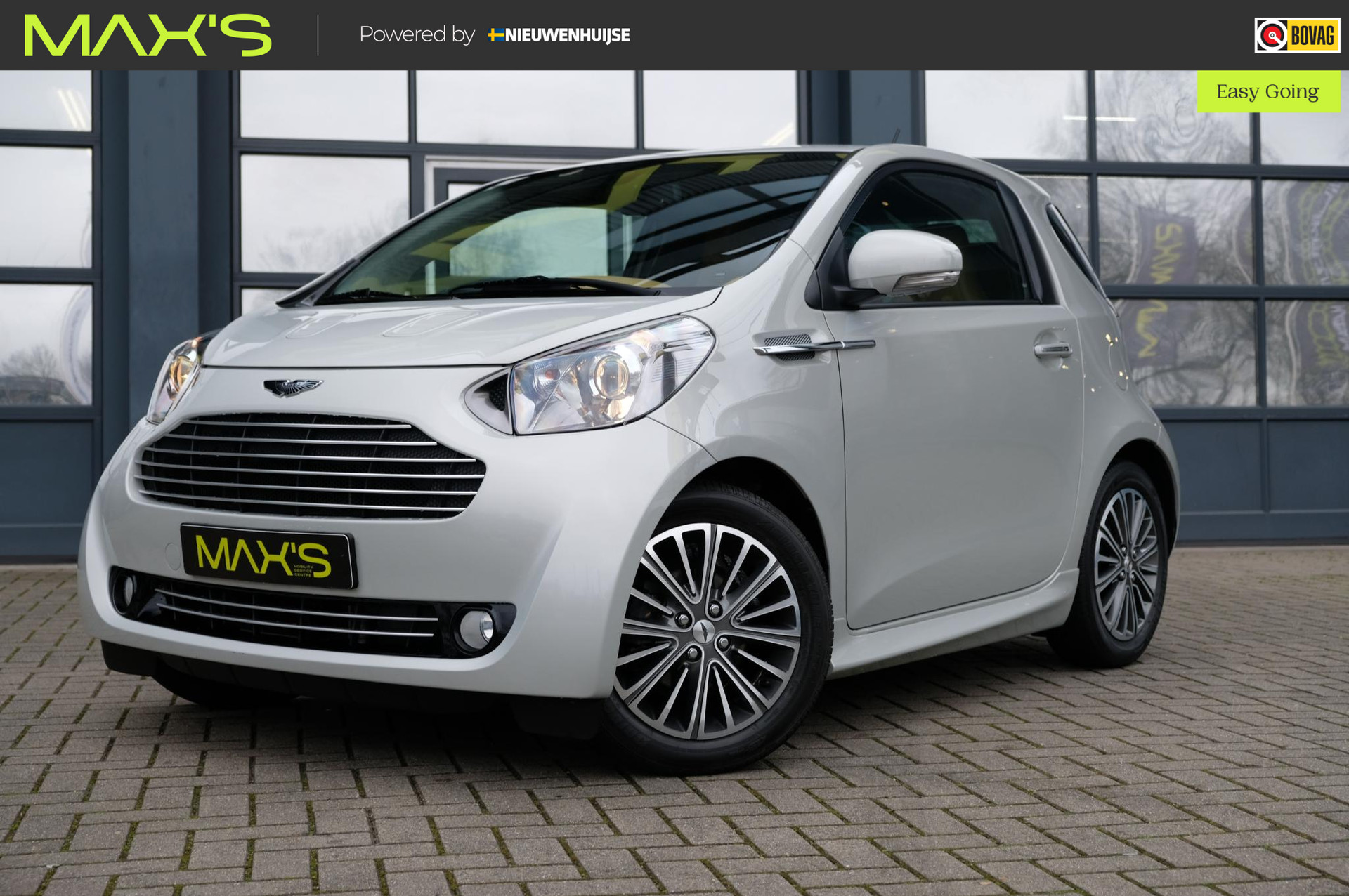 Aston Martin Cygnet 1.3 | Uniek | Origineel NL geleverd | Stoelverwarming | Leder/Alcantara Bekleding | Navigatie | Airco |