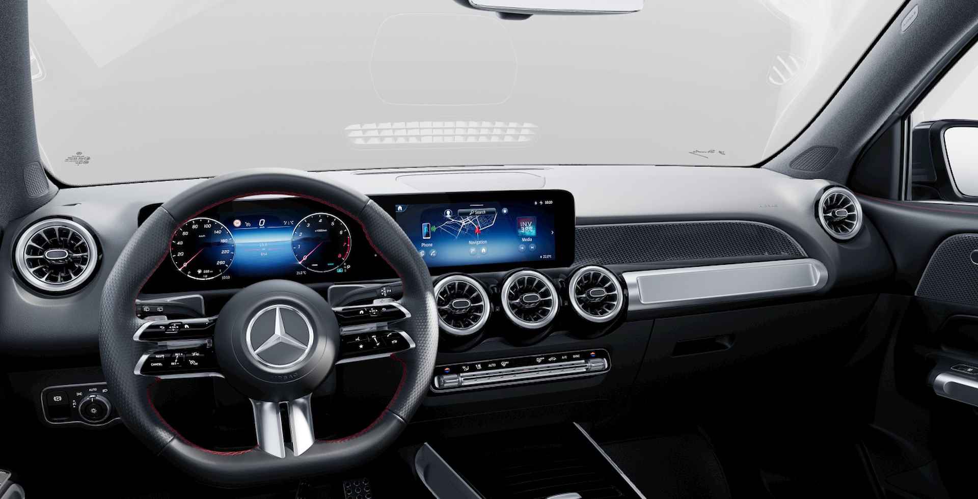 Mercedes-Benz GLB 180 Business Solution AMG Automaat | Distronic | Memory | Dodehoekassistent | Spoorassistent | 360 Camera | DAB+ | Trekhaak | Nightpakket | Stoelverwarming - 7/10