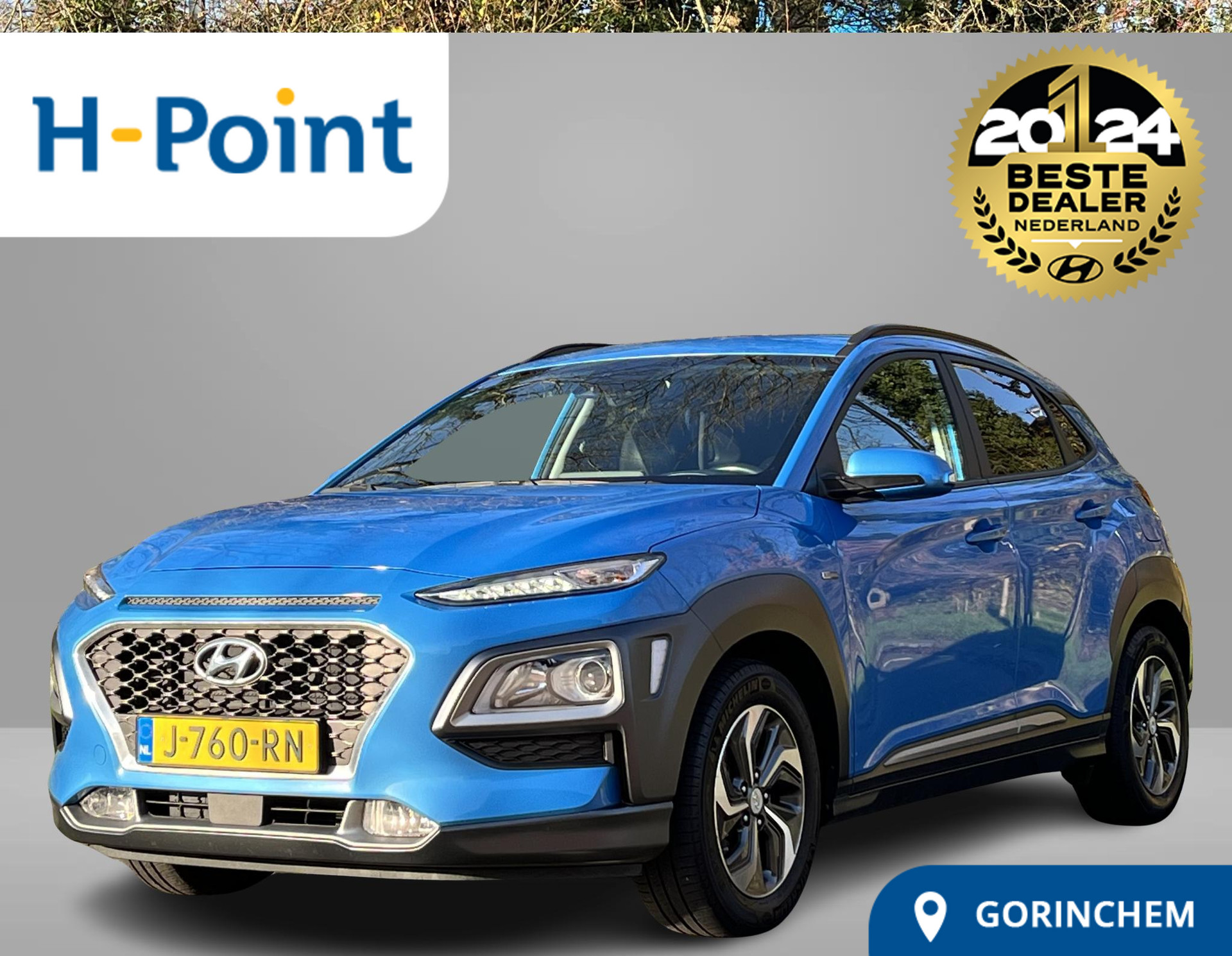 Hyundai Kona 1.6 GDI HEV (Hybride) Fashion | Trekhaak | Navi groot & Apple Carplay/Android Auto | PDC & Camera | Volledig dealer onderhouden |