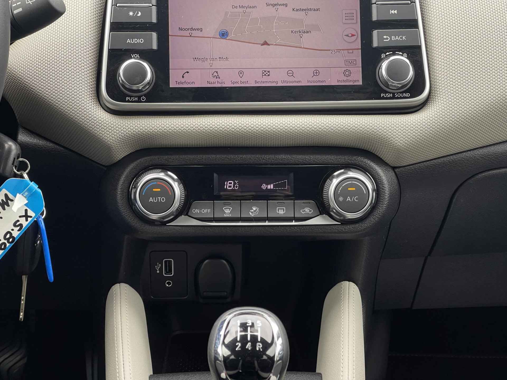 Nissan Micra 1.0 IG-T N-Connecta | Navigatie | Camera | Apple Carplay/Android Auto | Cruise & Climate Control | Park. Sensor | Rijklaarprijs! - 19/24
