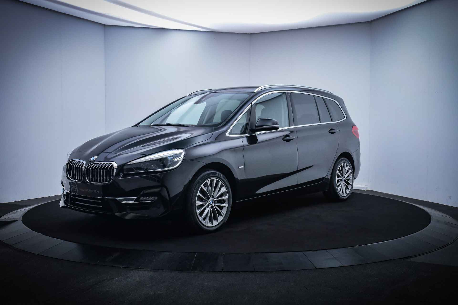 BMW 2 Serie Gran Tourer 218i 7Pers LUXURY LINE FULL LED/NAVI/LEDER/STOELVERW./CLIMA/CRUISE/PDC V+A/ELEK KLEP/LMV