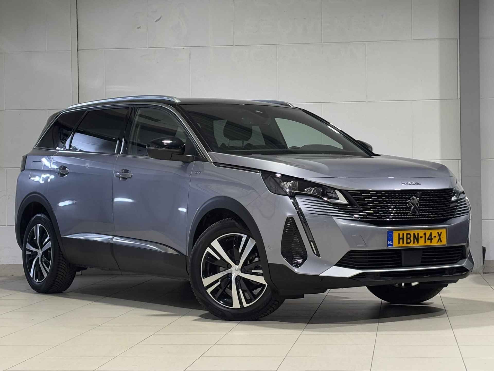 Peugeot 5008 SUV GT 1.2 Hybrid 136pk e-DSC6 AUTOMAAT | HANDSFREE A.KLEP | STOELVERW. | 360° CAMERA | NAVI | ADAPTIVE CRUISE | DAB+ | - 5/71