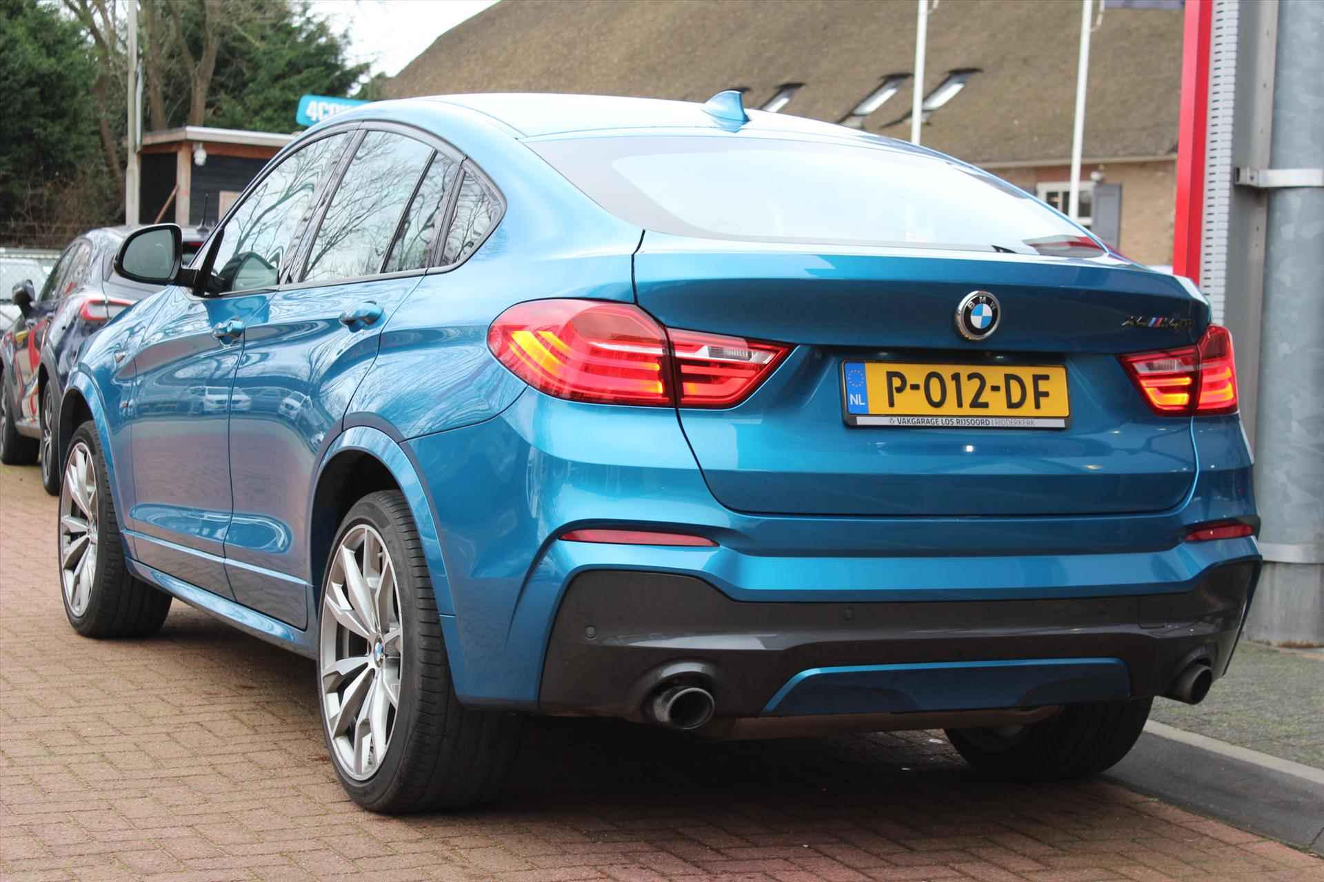 BMW X4 **M40i** 360PK M-Blue High-Executive | Wordt Rijklaar afgeleverd | Trekhaak | Navigatie | Camera | Cruise & Climate control | - 4/27