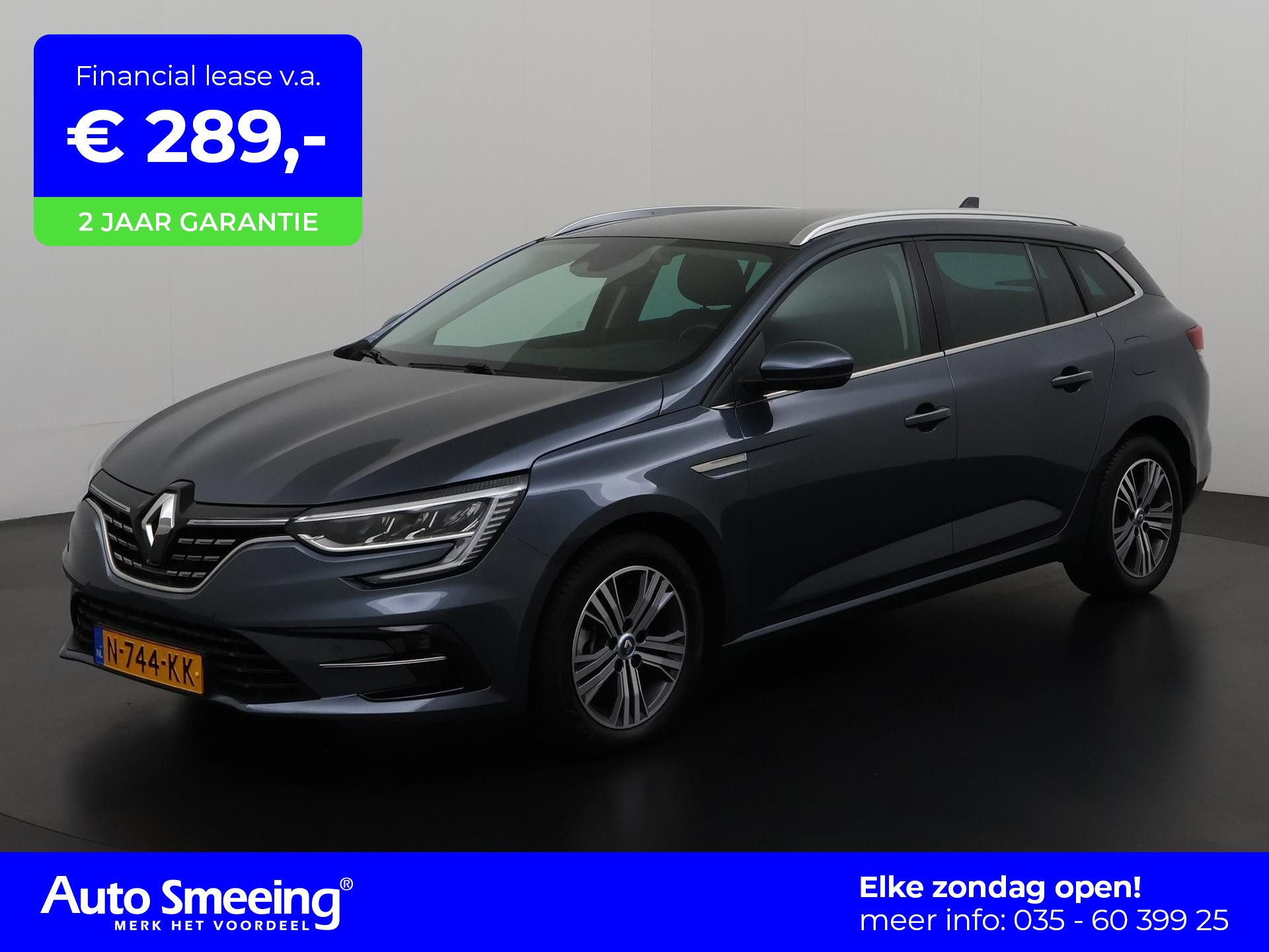 Renault Mégane Estate 1.6 E-Tech Plug-In Hybrid 160 Intens | Head Up | Camera | Blind Spot | Zondag Open!