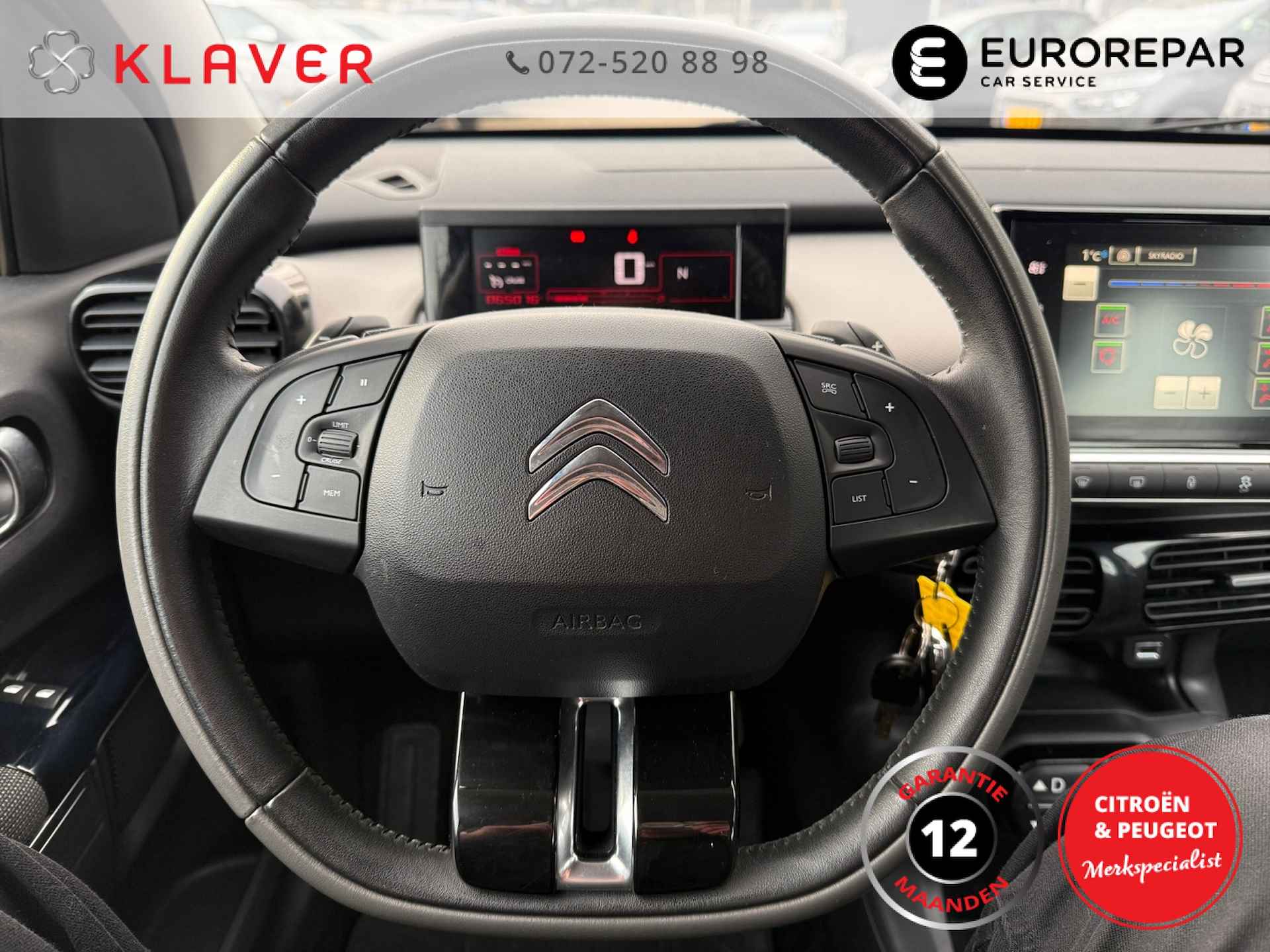 Citroen C4 Cactus 82pk Feel Automaat | Navi | Cruise | Trekhaak | Sensor achter - 14/26