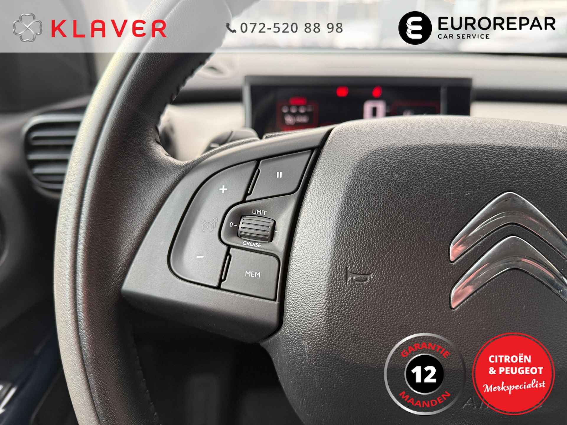 Citroen C4 Cactus 82pk Feel Automaat | Navi | Cruise | Trekhaak | Sensor achter - 15/26