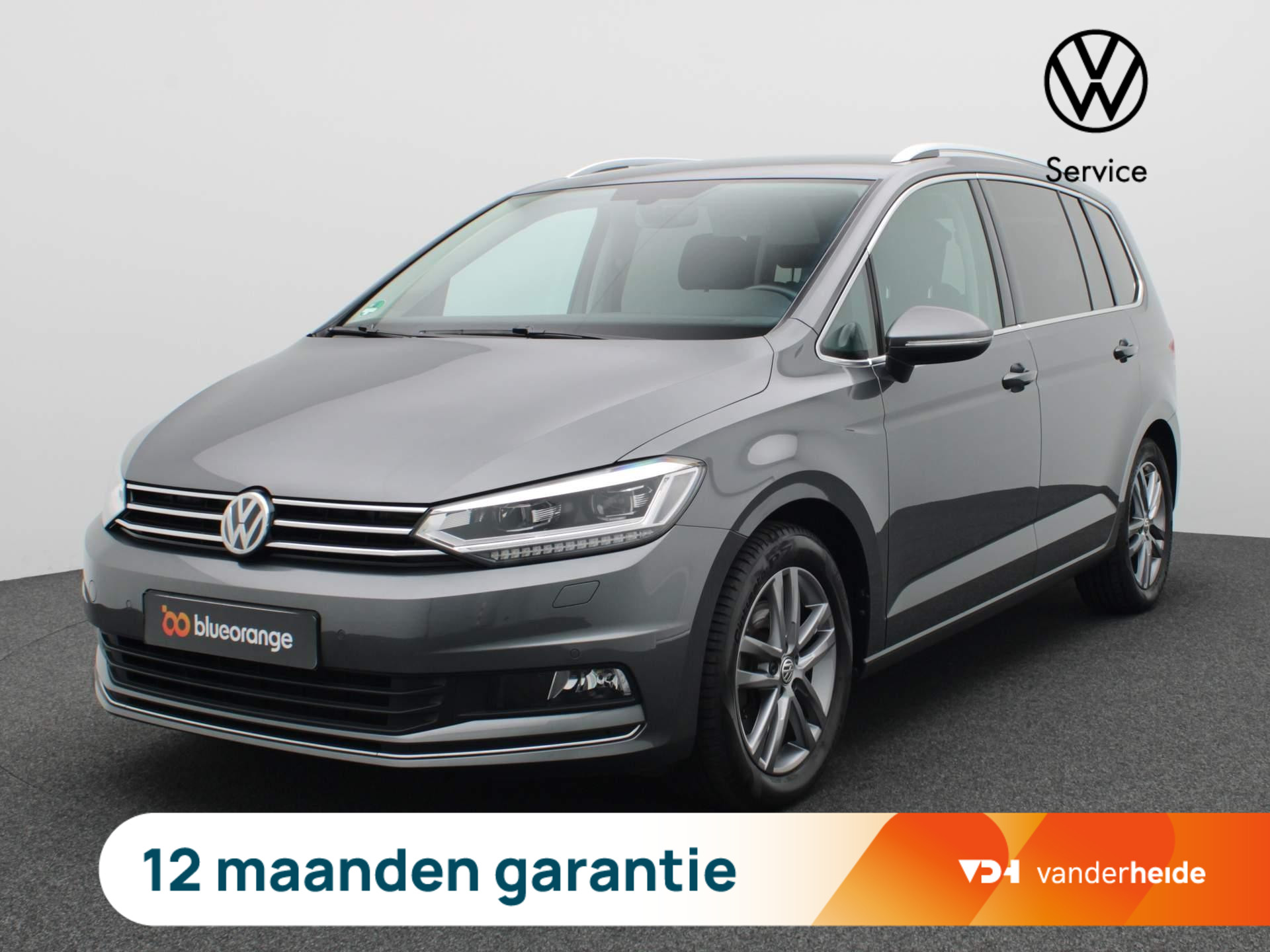 Volkswagen Touran 1.5 TSI Highline 7p 150PK DSG Navi, Adaptieve Cruise, Clima, Stoelverwarming, PDC voor en achter, Trekhaak, 17" LM Velgen