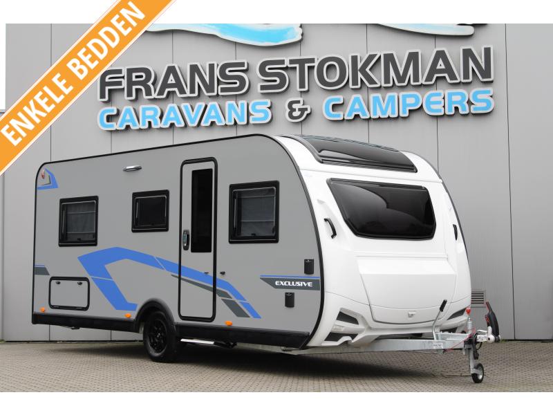 Caravelair Exclusive-Line 522 -NIEUW- Enkele bedden