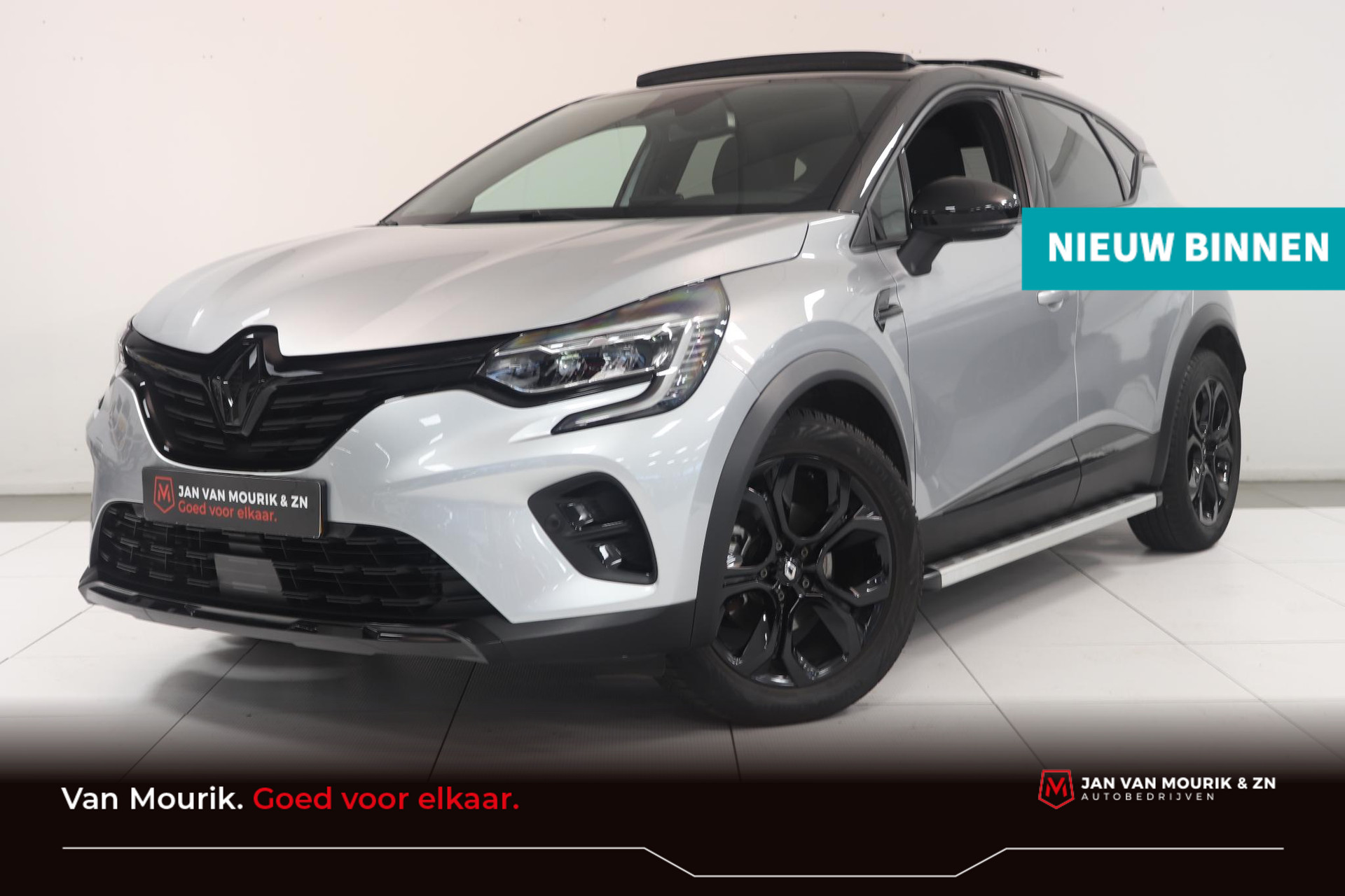 Renault Captur 1.6 E-Tech Hybrid 145 Rive Gauche | Open dak | Sidesteps | Verwarmbaar stuurwiel |