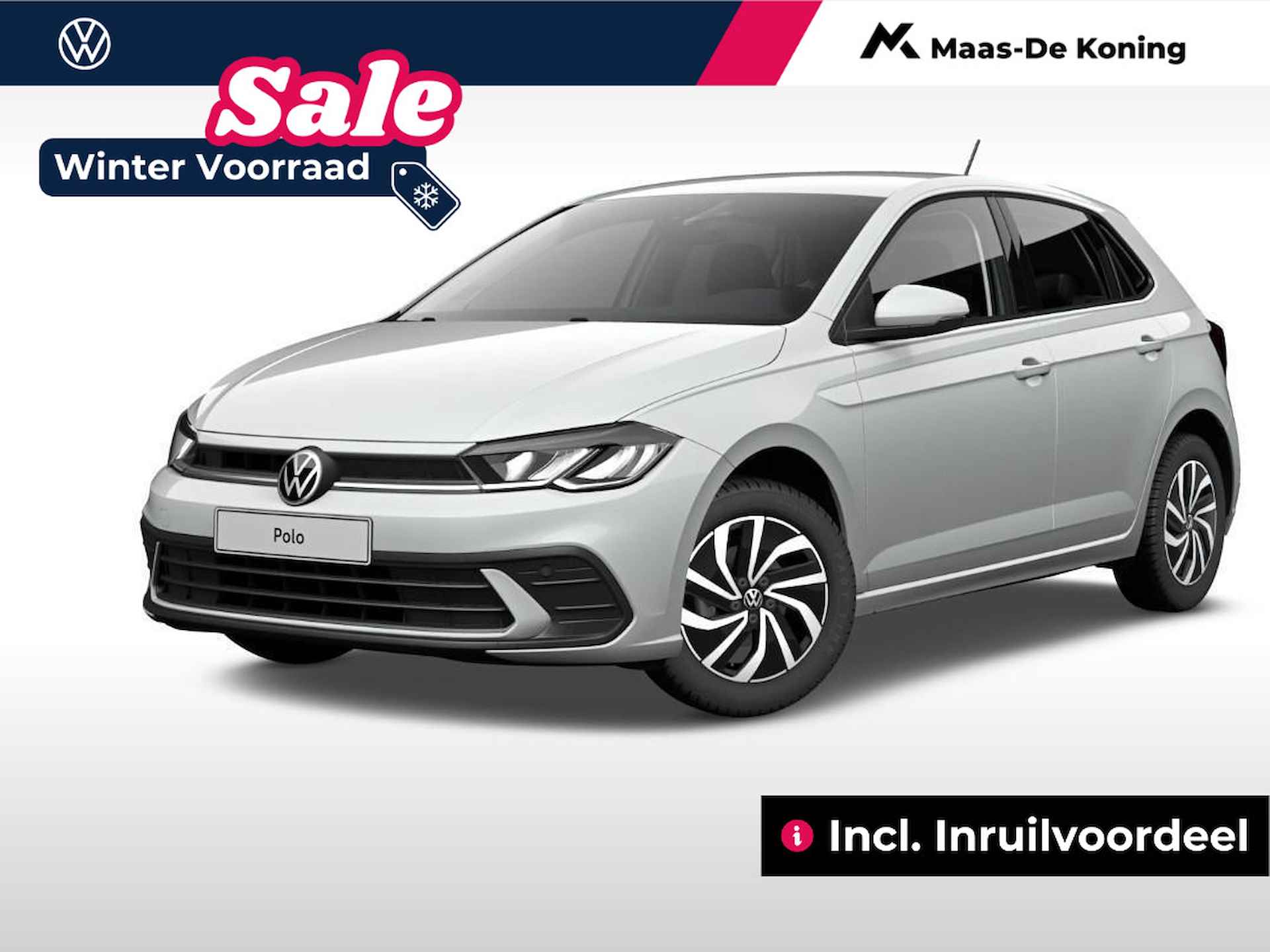 Volkswagen Polo Life Edition 1.0 TSI 95 pk 5 versn. Hand · Achteruitrijcamera · Incl. inruilvoordeel · - 1/7