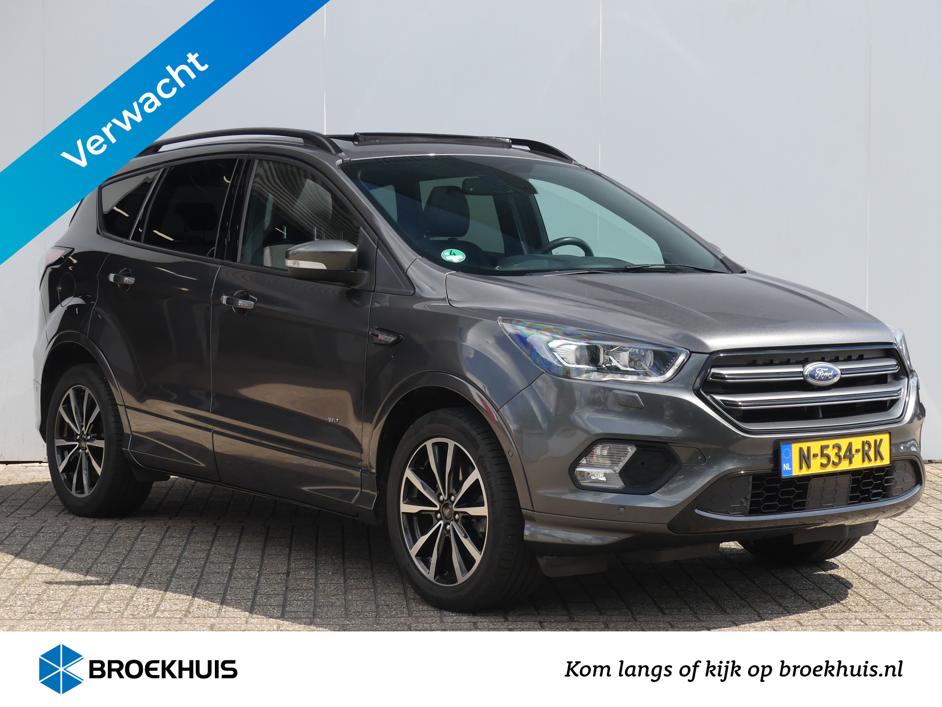 Ford Kuga 1.5 EcoBoost 180PK ST-Line AWD Automaat | Schuif/kanteldak |Trekhaak | Stoel-/stuurverwarming | Xenon | Camera | Climate Control