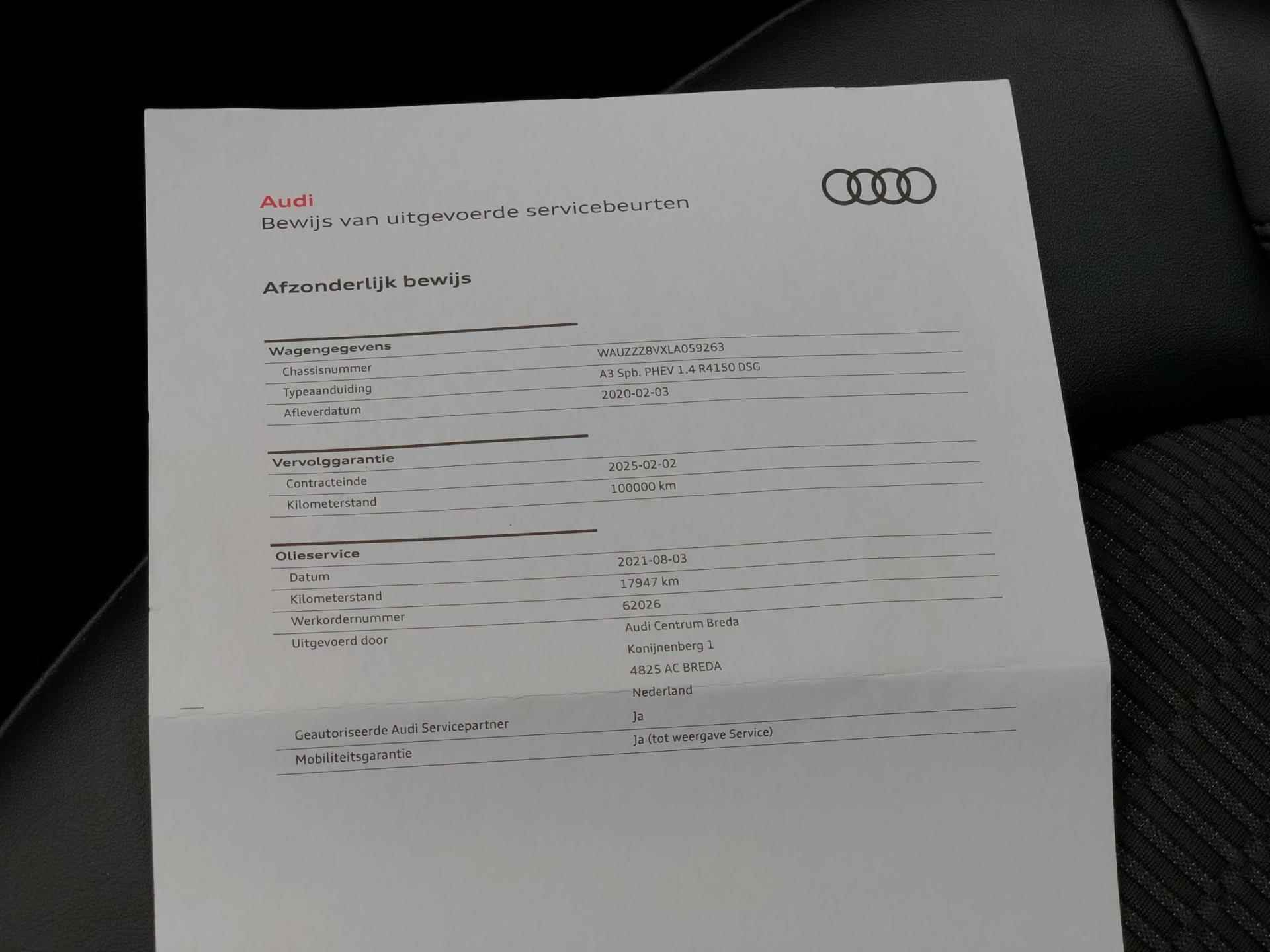 Audi A3 Sportback 40 TFSI e Edition | Half leder, Navi, Carplay/Android, PDC, Stoelverw., Climate | Dealeronderhouden | PHEV | - 35/40