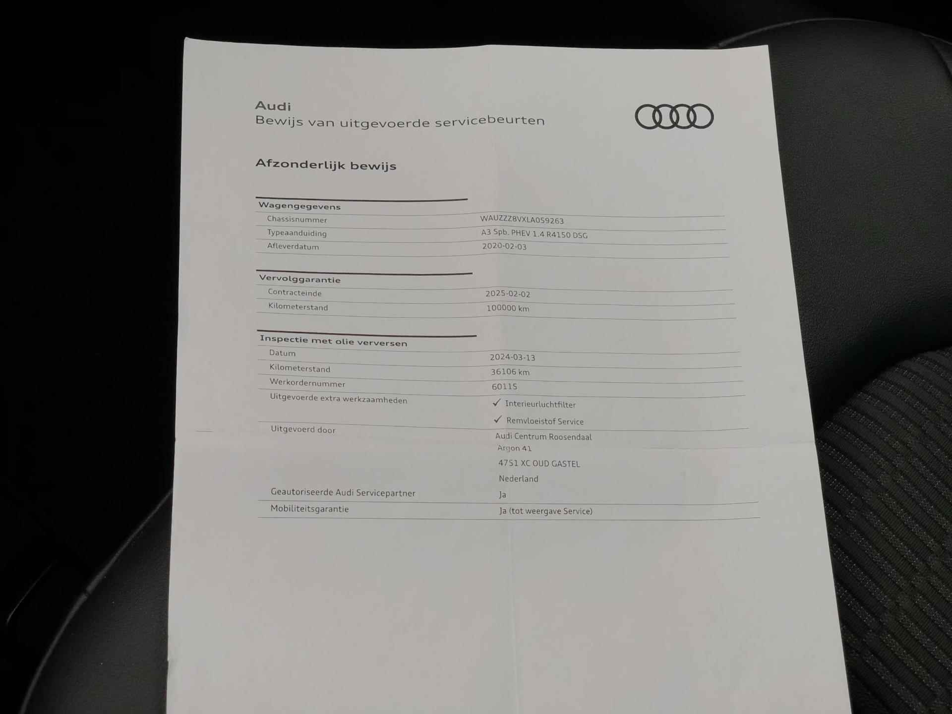 Audi A3 Sportback 40 TFSI e Edition | Half leder, Navi, Carplay/Android, PDC, Stoelverw., Climate | Dealeronderhouden | PHEV | - 38/40