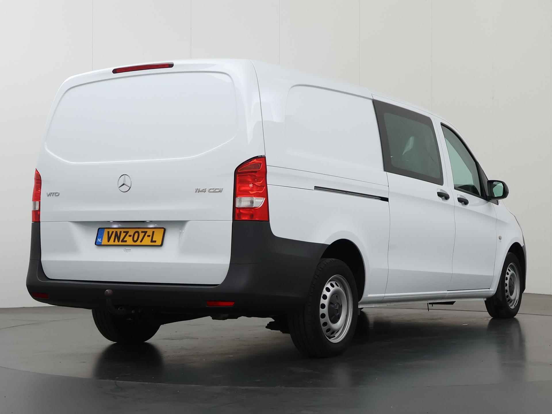 Mercedes-Benz Vito 114 CDI L3 XL | Aut. | Airco | Cruise Control | Dodehoekruit | Achterklep | Bluetooth | Certified | - 3/33