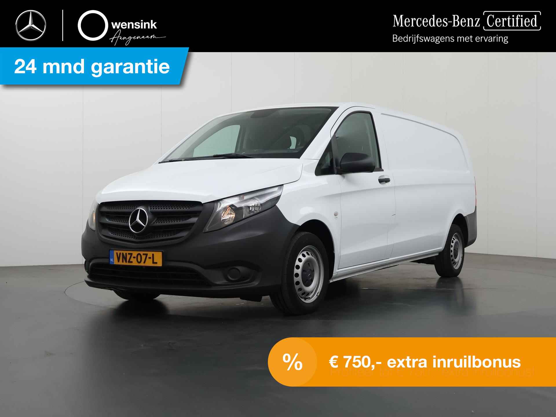 Mercedes-Benz Vito 114 CDI L3 XL | Aut. | Airco | Cruise Control | Dodehoekruit | Achterklep | Bluetooth | Certified | - 1/33