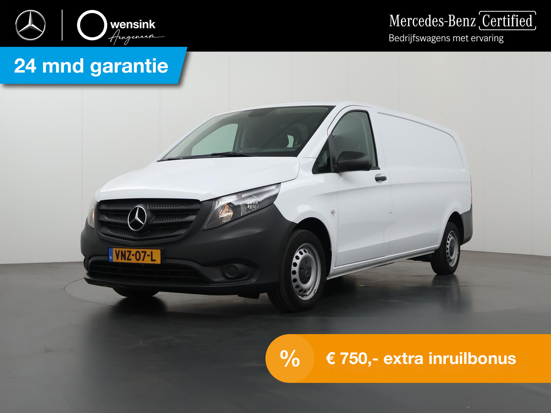 Mercedes-Benz Vito 114 CDI L3 XL | Aut. | Airco | Cruise Control | Dodehoekruit | Achterklep | Bluetooth | Certified |