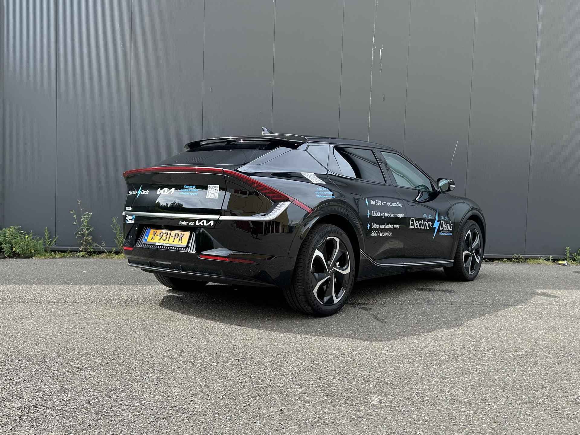 Kia EV6 Plus 77.4 kWh Apple Carplay | Navi | Addaptive Cruise Controle | BTW Auto | Vegan Lederen Bekleding | Stoel-stuurverwarming | Elektrisch bedienbare voorstoelen met geheugenfunctie Fabrieksgarantie t/m 4-1-2031 - 4/36