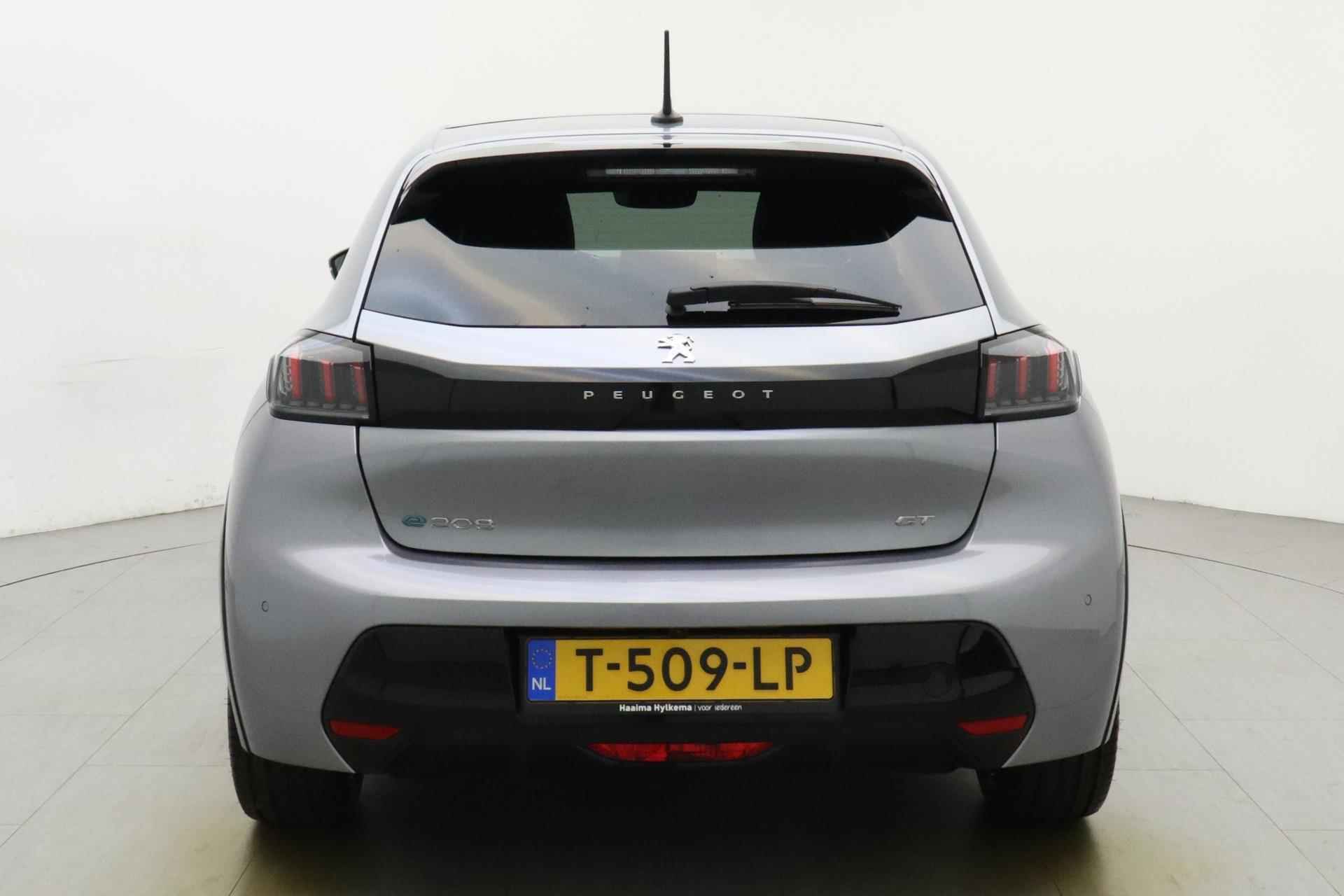 Peugeot e-208 EV GT Pack 50 kWh | 3-Fase | Alcantara | Navigatie | Panorama dak | Adaptieve Cruise Control | Zwart Dak | Stoelverwarming - 12/37