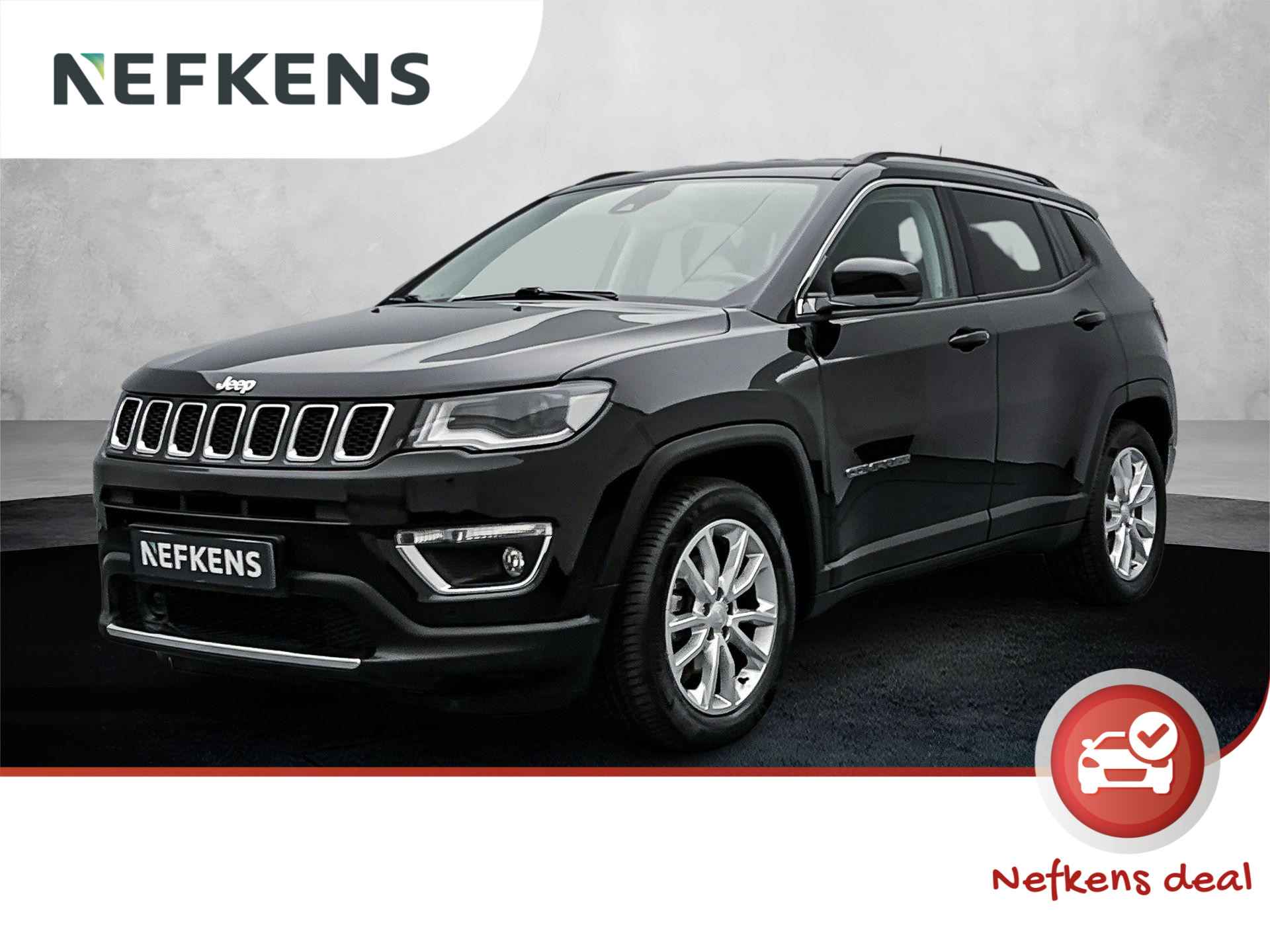 Jeep Compass SUV Limited 1.3 150 pk Automaat | Navigatie | Achteruitrijcamera | Parkeersensoren Voor en Achter | Adaptieve Cruise Control | Keyless Entry/Start | Climate Control | Apple Carplay/Android Auto | - 1/32