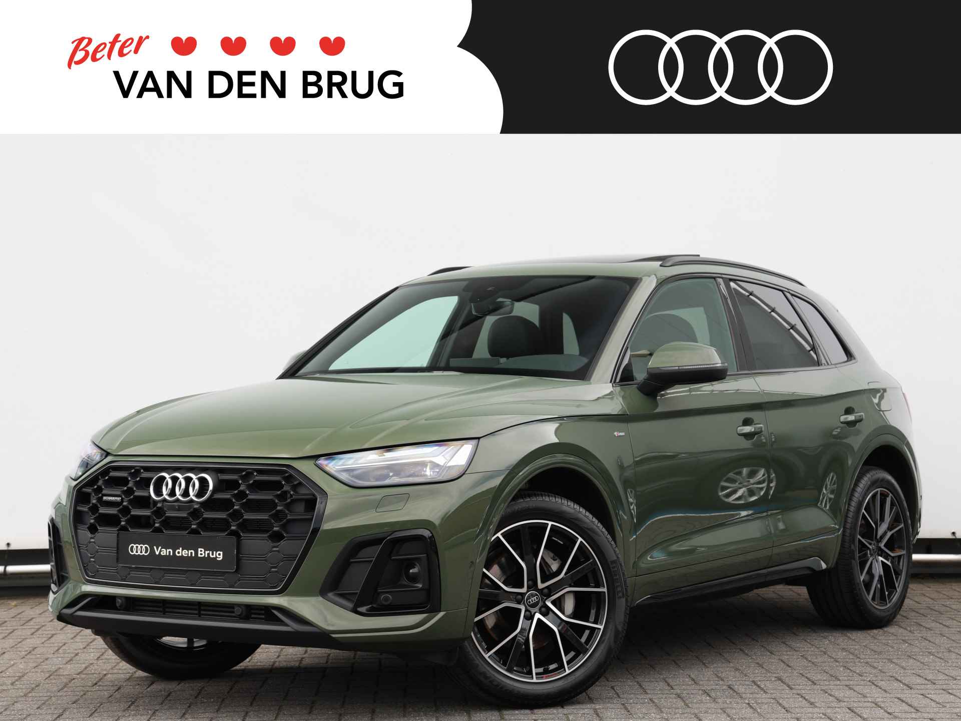 Audi Q5 50 TFSI e S edition Competition 299pk | Pano | B&O | 360° camera | 20" Velgen | Trekhaak | Adaptive Cruise | Matrix LED - 1/61