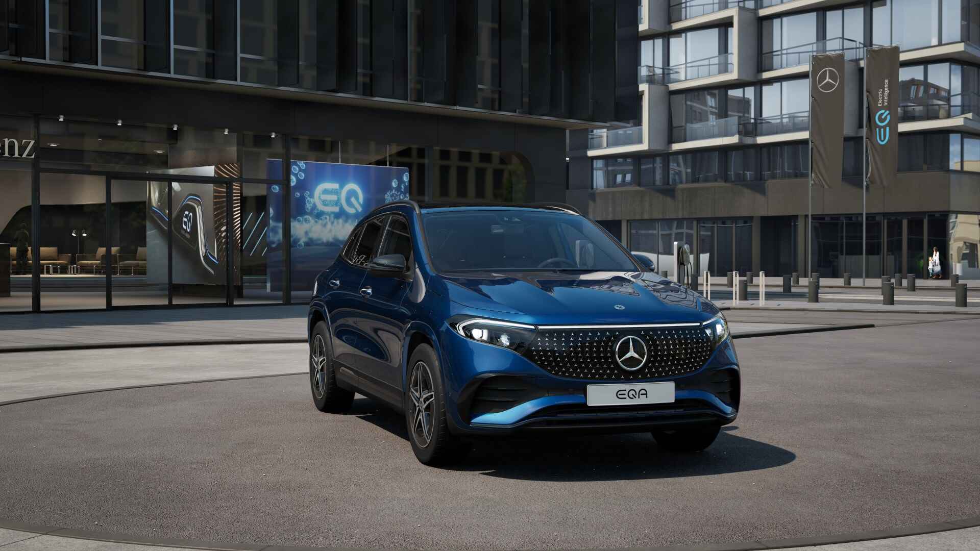 Mercedes-Benz EQA 250+ AMG Line 71 kWh | Nightpakket | Winter pakket | Parkeerpakket met achteruitrijcamera | EASY PACK achterklep | GUARD 360° Voertuigbescherming Plus | KEYLESS-GO comfort pakket | Extra USB-poorten | - 17/25