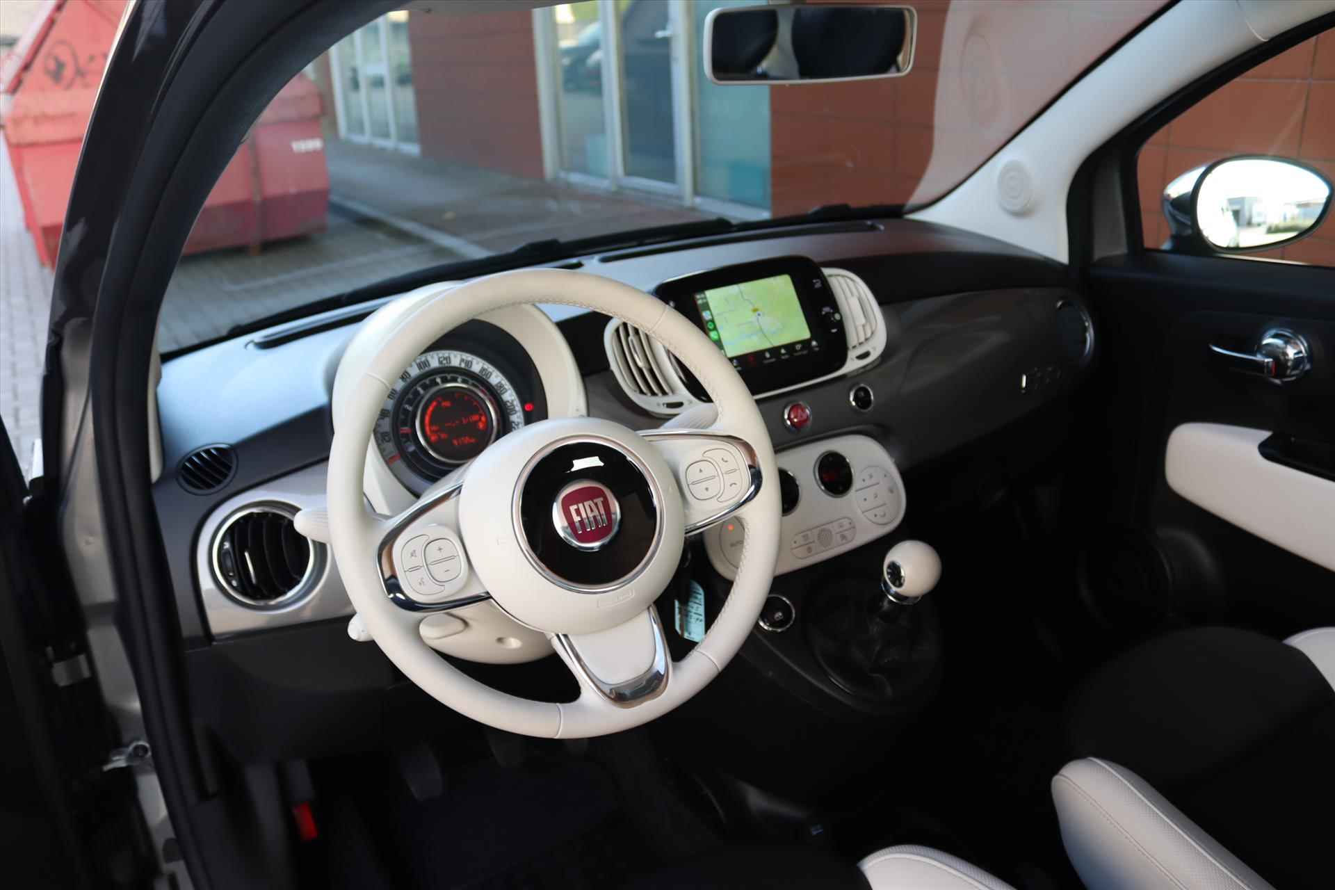 Fiat 500C CABRIO 1.0 HYBRID DOLCEVITA  Pack Style | Navi | Apple Carplay | 16 Inch Lm | Clima | Half Leer | Dab | Cruise | - 12/49