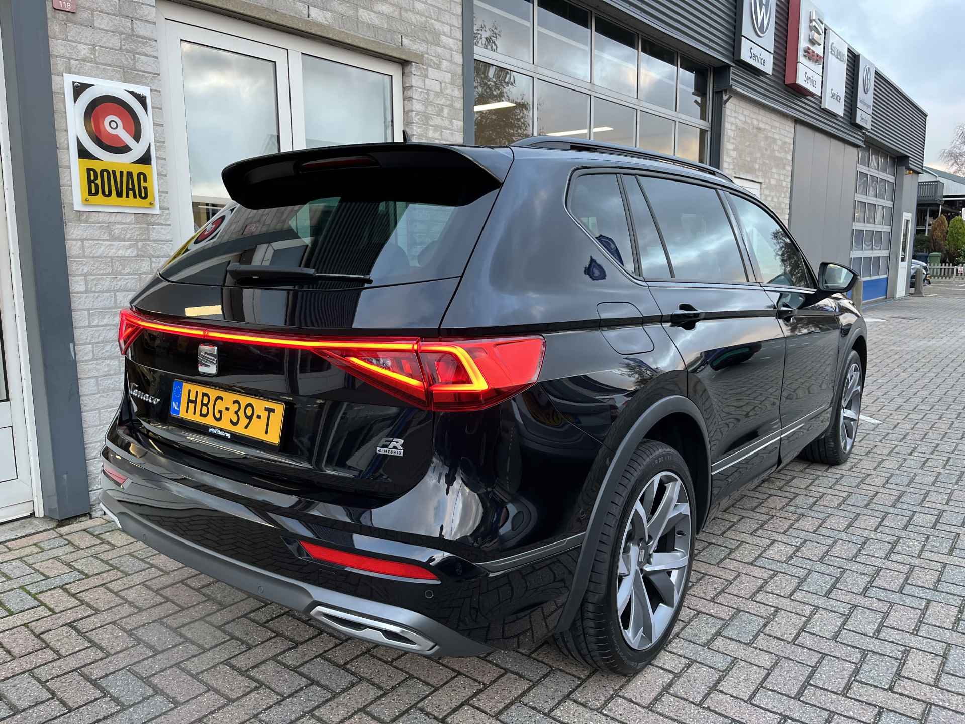 SEAT Tarraco 1.4 TSI e-Hybrid PHEV FR Business / AUTOMAAT/ GARANTIE TM 4-2026/ 9.500 KM/ PANO/ CAMERA/ PARK. SENSOREN/ DODE HOEK/ MATRIX/ MEMORY SEATS/ STOELVERWARM. V&A/ STUURVERWARM./ KEYLESS/ ADAPT. CRUISE/ APP CONNECT/ NAVI/ - 53/59