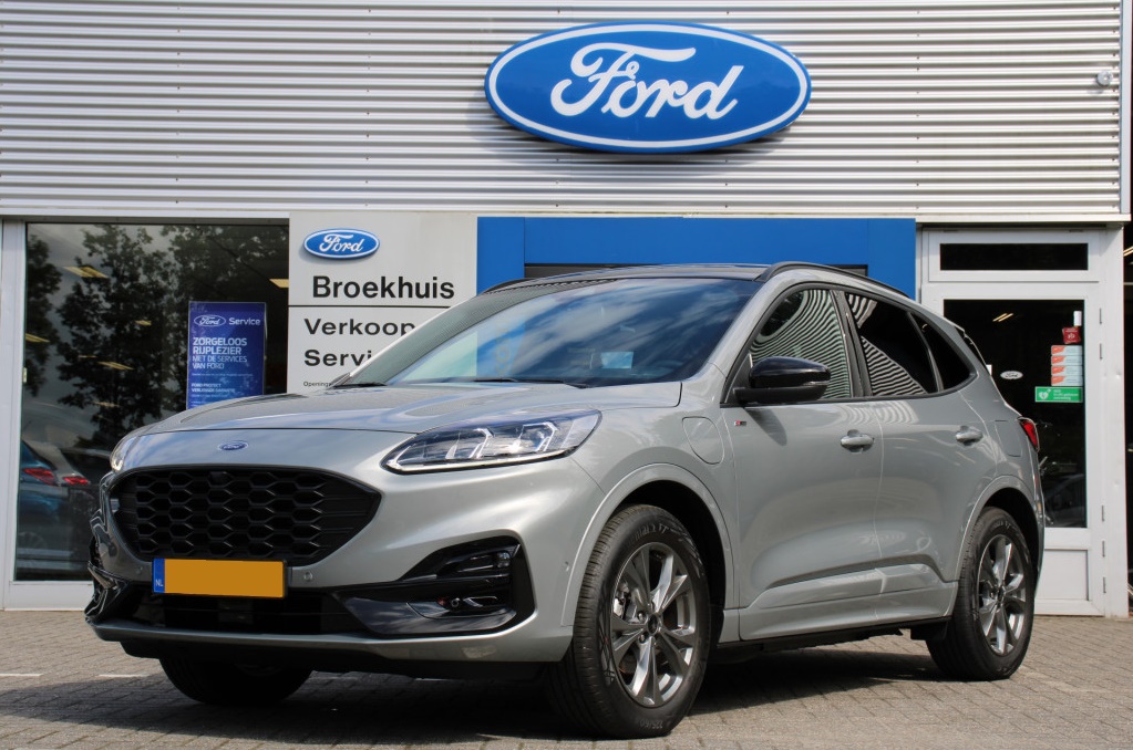 Ford Kuga 2.5 PHEV ST-LINE GRAPHITE | NL-AUTO! | BLACK PACK | STANDVERWARMING | NAVI | CLIMA | CRUISE | PARKEERSENSOREN | APPLE CARPLAY &