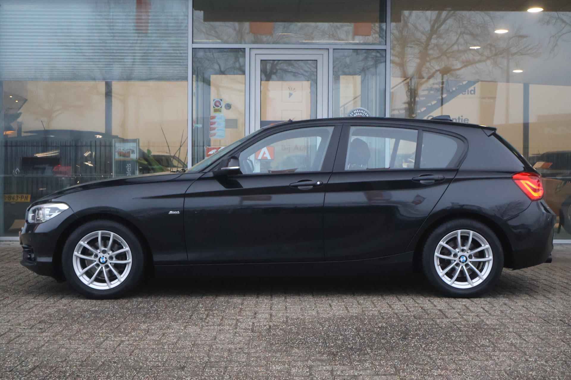 BMW 1-Serie (f20) 118i SportLine 136pk AUT I Navi I Climate I LED I Pano I Cruise - 11/46