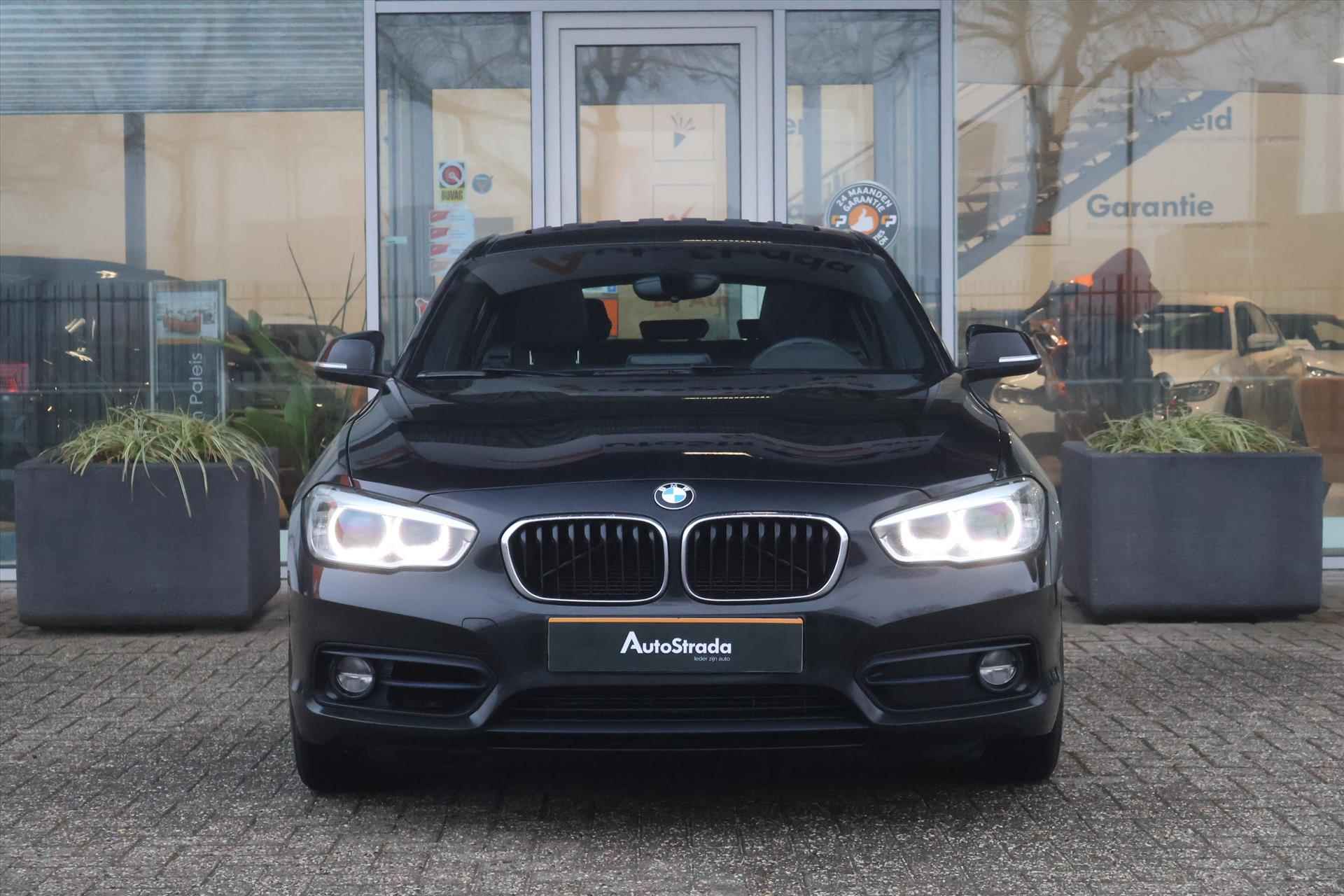 BMW 1-Serie (f20) 118i SportLine 136pk AUT I Navi I Climate I LED I Pano I Cruise - 37/46