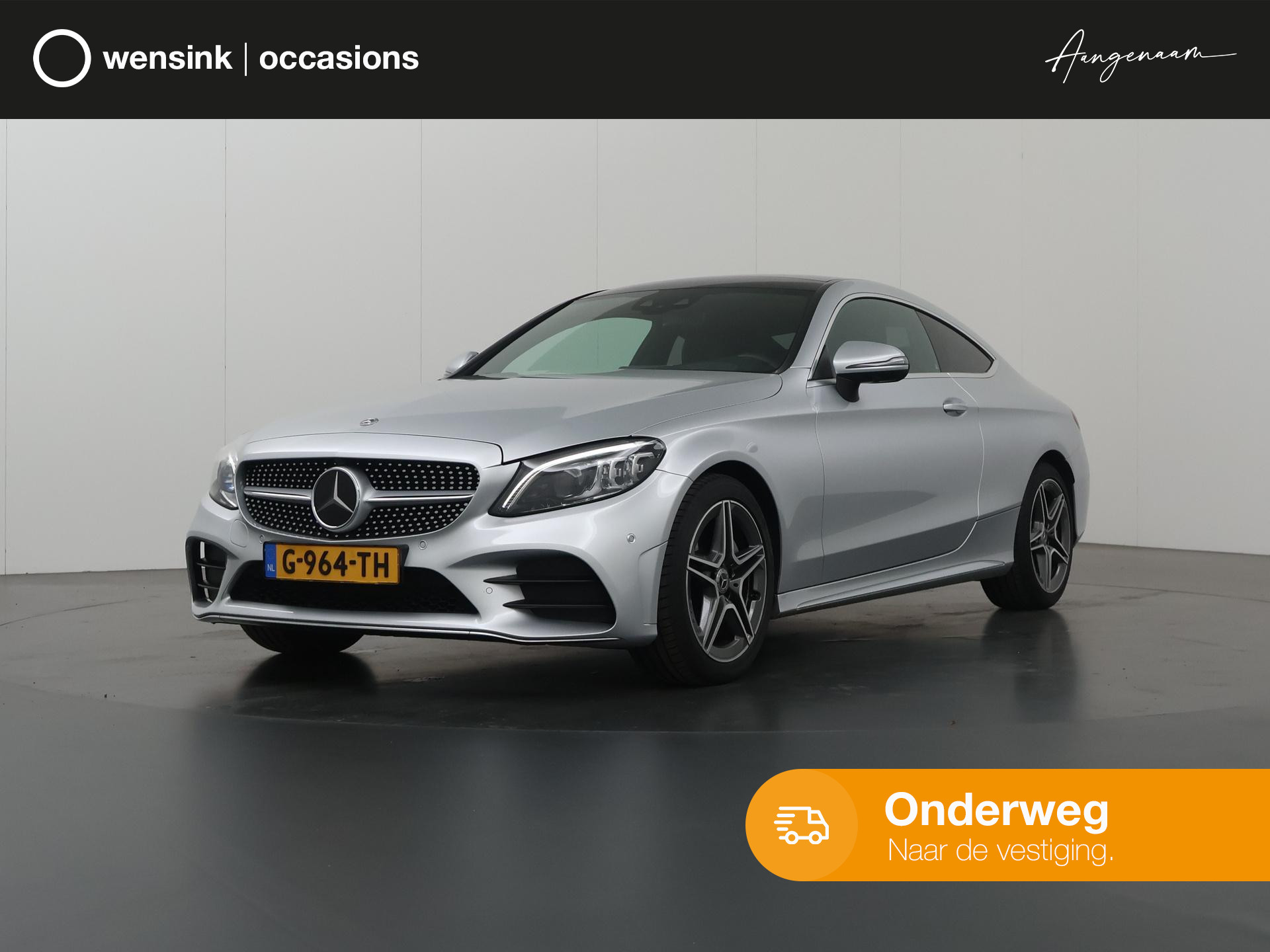 Mercedes-Benz C-klasse Coupé 200 Premium Plus Pack | HUD | Distronic | Burmester | Ele.verstelbare stoelen + Geheugen | Interieur verlichting | Panoramadak | Navigatie | Apple CarPlay |  Multibeam |