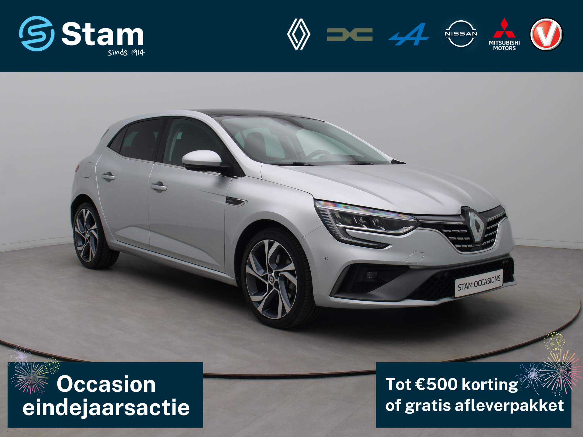 Renault Mégane TCe 160pk R.S. Line EDC/Automaat Adapt. cruise | Bose | Head-Up disp. | Schuif-/kanteldak | 18" Velgen