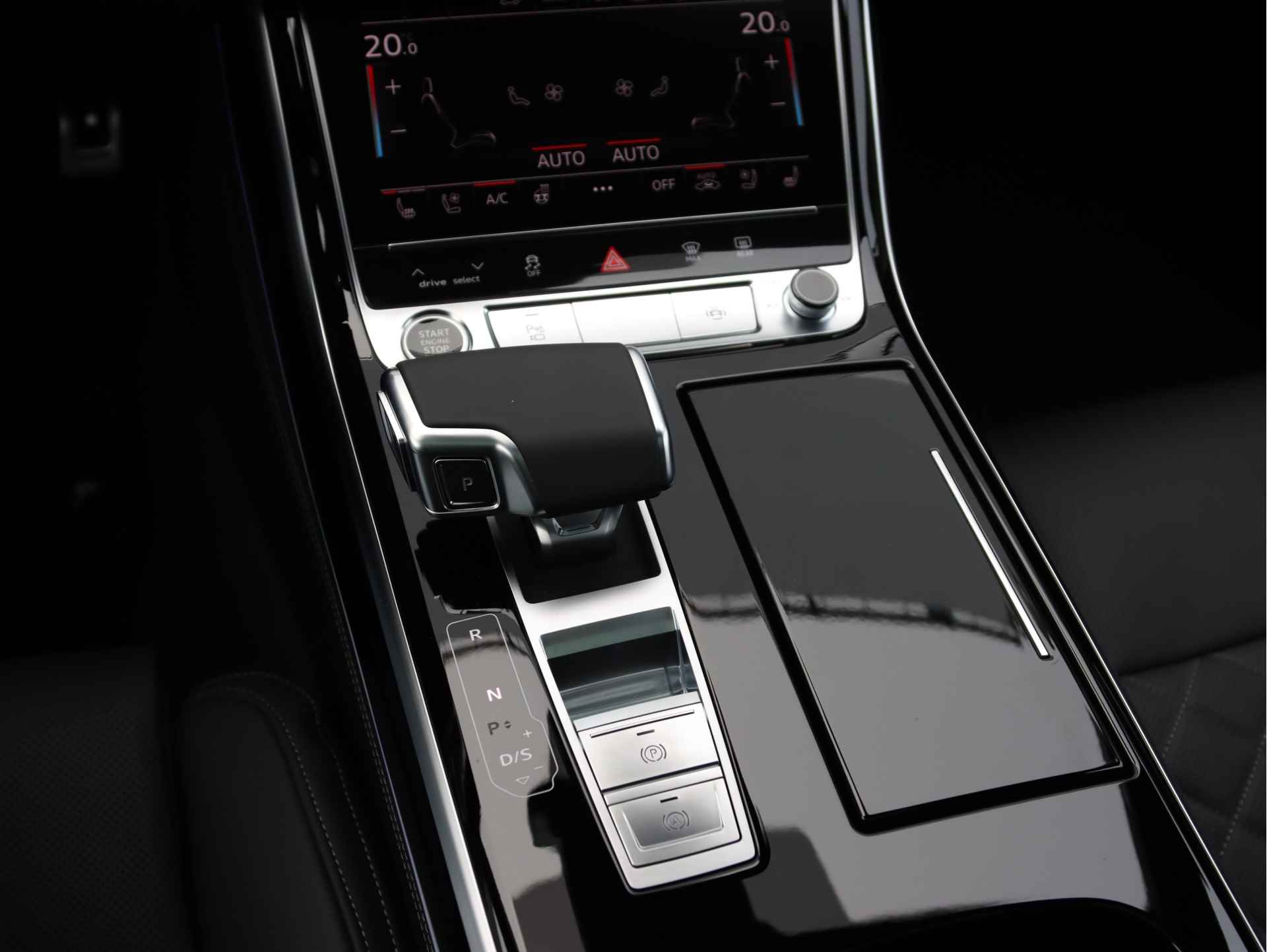 Audi A8 60 TFSI e quattro | S-line interieur | Vierwielbesturing | Head up | Pano | B&O | Digitale Matrix | Servo | Trekhaak | 360° camera | Stoelventilatie | € 35.000,00 voordeel!! - 58/58