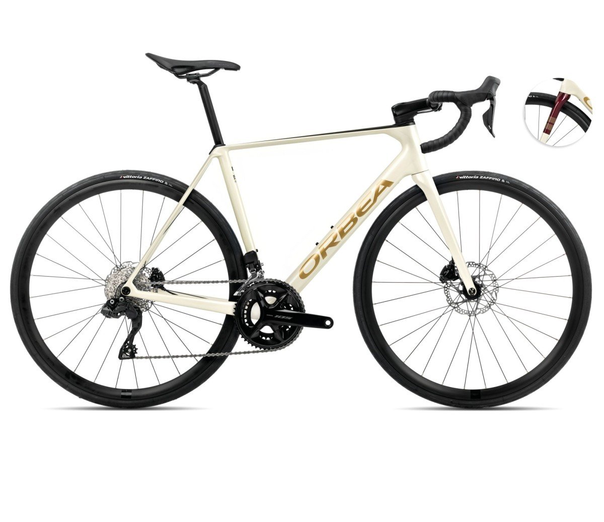 ORBEA ORCA M30i 105 Di2 51cm Heren Ivory White-Burgundy (Gloss)-V 51cm 2025