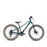 Scool Xroc Disc 24 Inch 8-Speed Jongens Dark Green/Beige 24 inch 2024