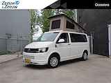 Volkswagen Transporter Kombi 2.0 TDI L1H1 140pk | 4 persoons Camper | Keuken met gasfornuis, wasbak en koelkast | Zonnescherm | Draaistoel RV | Houten interieur | Radio | Cruise control | Custom voorbumper | Horren zijkant en achter