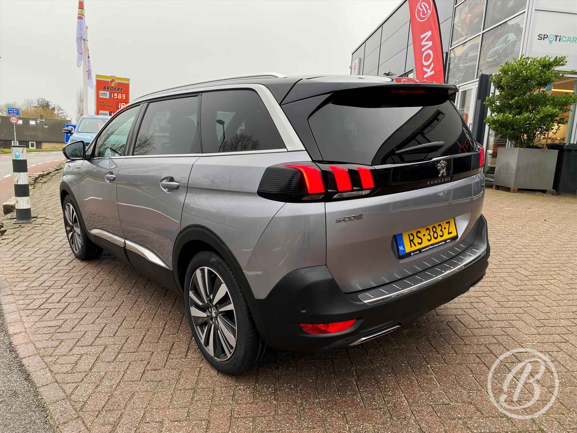 PEUGEOT 5008 1.2 Turbo 130pk GT-Line 7 zits | panoramadak, keyless, elek. achterklep, dab, navigatie, dodehoekdetectie, camera, pdc v&a, apple, android, climate - 4/76