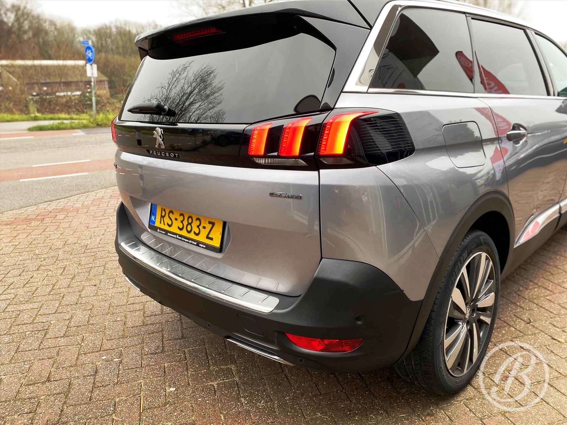 PEUGEOT 5008 1.2 Turbo 130pk GT-Line 7 zits | panoramadak, keyless, elek. achterklep, dab, navigatie, dodehoekdetectie, camera, pdc v&a, apple, android, climate - 52/76