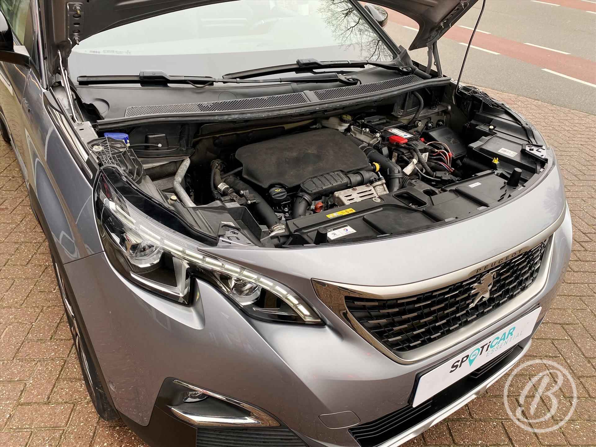 PEUGEOT 5008 1.2 Turbo 130pk GT-Line 7 zits | panoramadak, keyless, elek. achterklep, dab, navigatie, dodehoekdetectie, camera, pdc v&a, apple, android, climate - 60/76