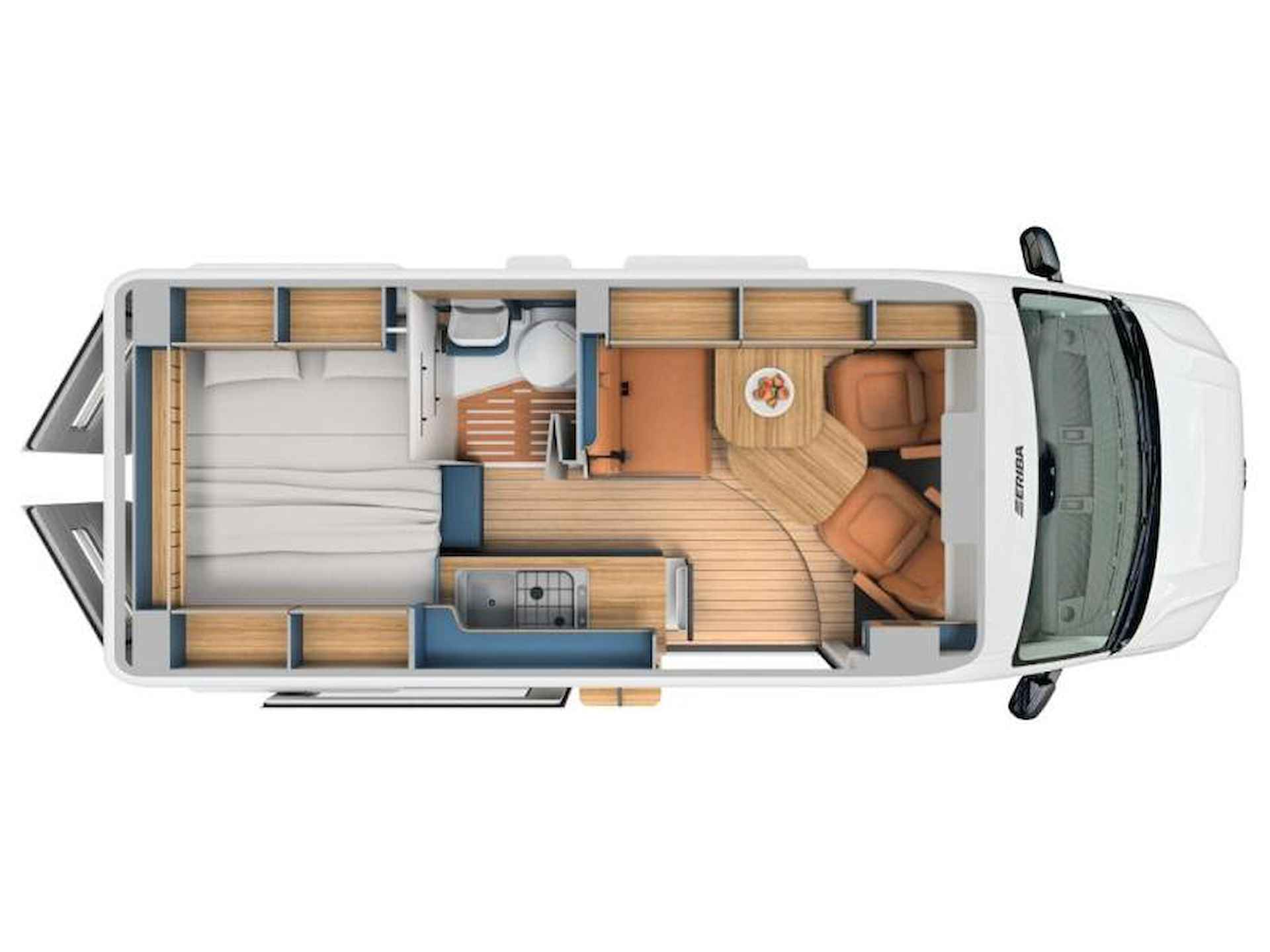 Hymer-Eriba Car 600 - AUTOMAAT - 3 slapen - 8/10