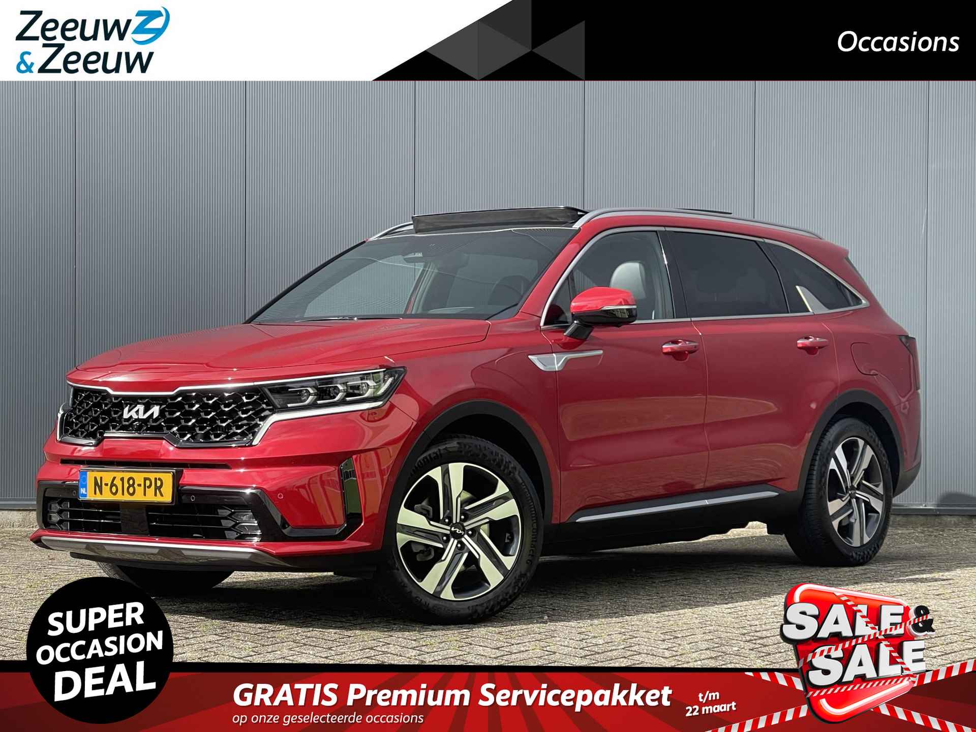 Kia Sorento 1.6 T-GDI Hybrid 2WD ExecutiveLine 7p. Panorama-/Schuifdak | 360 Camera | Memory Seats | Leder | Head-Up Display | Kia Garantie t/m 12-2028