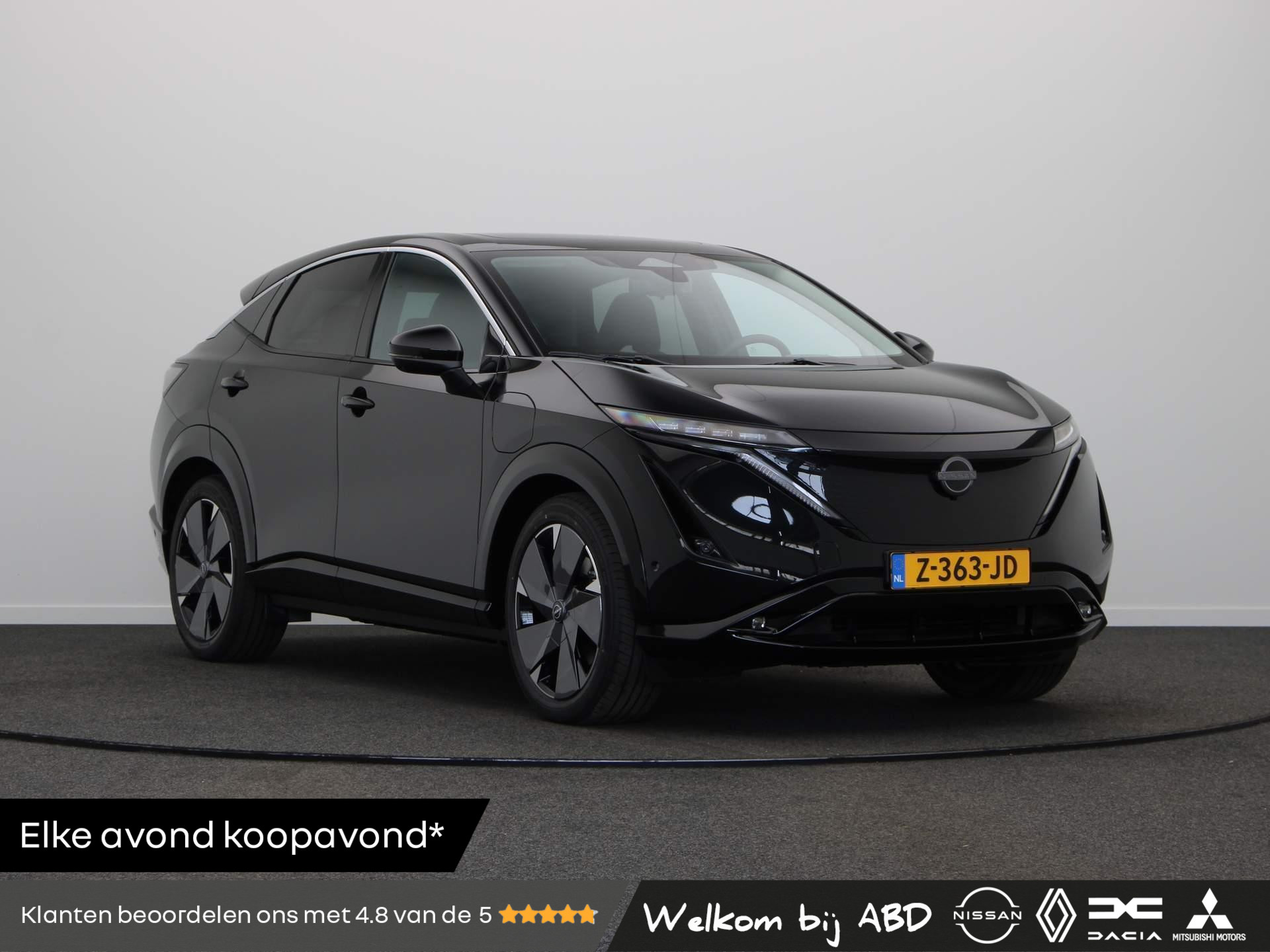 Nissan Ariya Evolve 91 kWh | Stoel, Stuur en voorruitverwarming | Pro Pilot met Adaptieve Cruise Control | Elektrische Achterklep | Rondom Camera's | Direct leverbaar! | Unieke korting! |