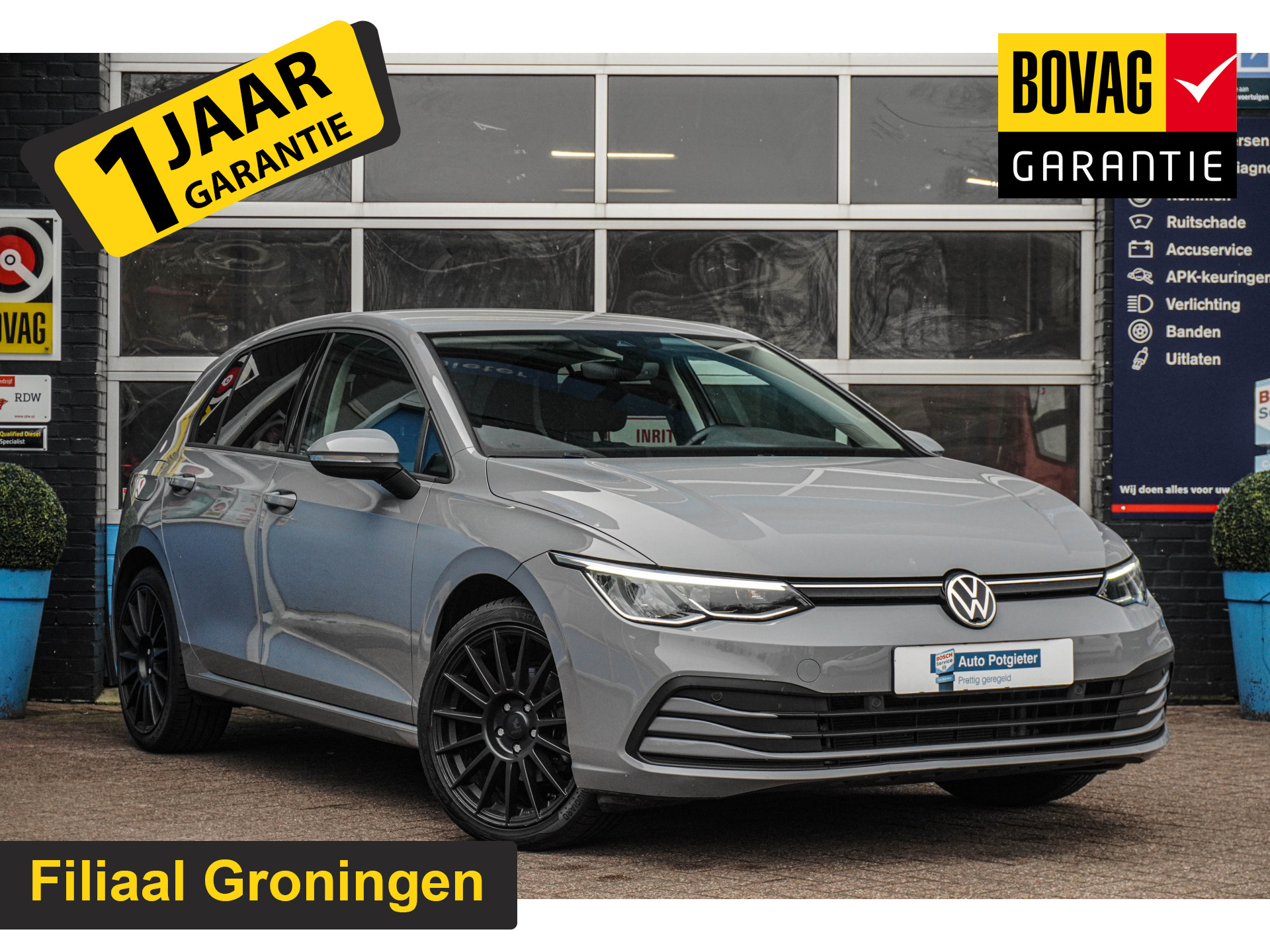 Volkswagen Golf 1.5 eTSI Automaat Technology | ACC | Keyless  | Trekhaak | Navigatie | Vervolgbotsing preventie | Apple carplay 12 maanden Bovag garantie bij viaBOVAG.nl