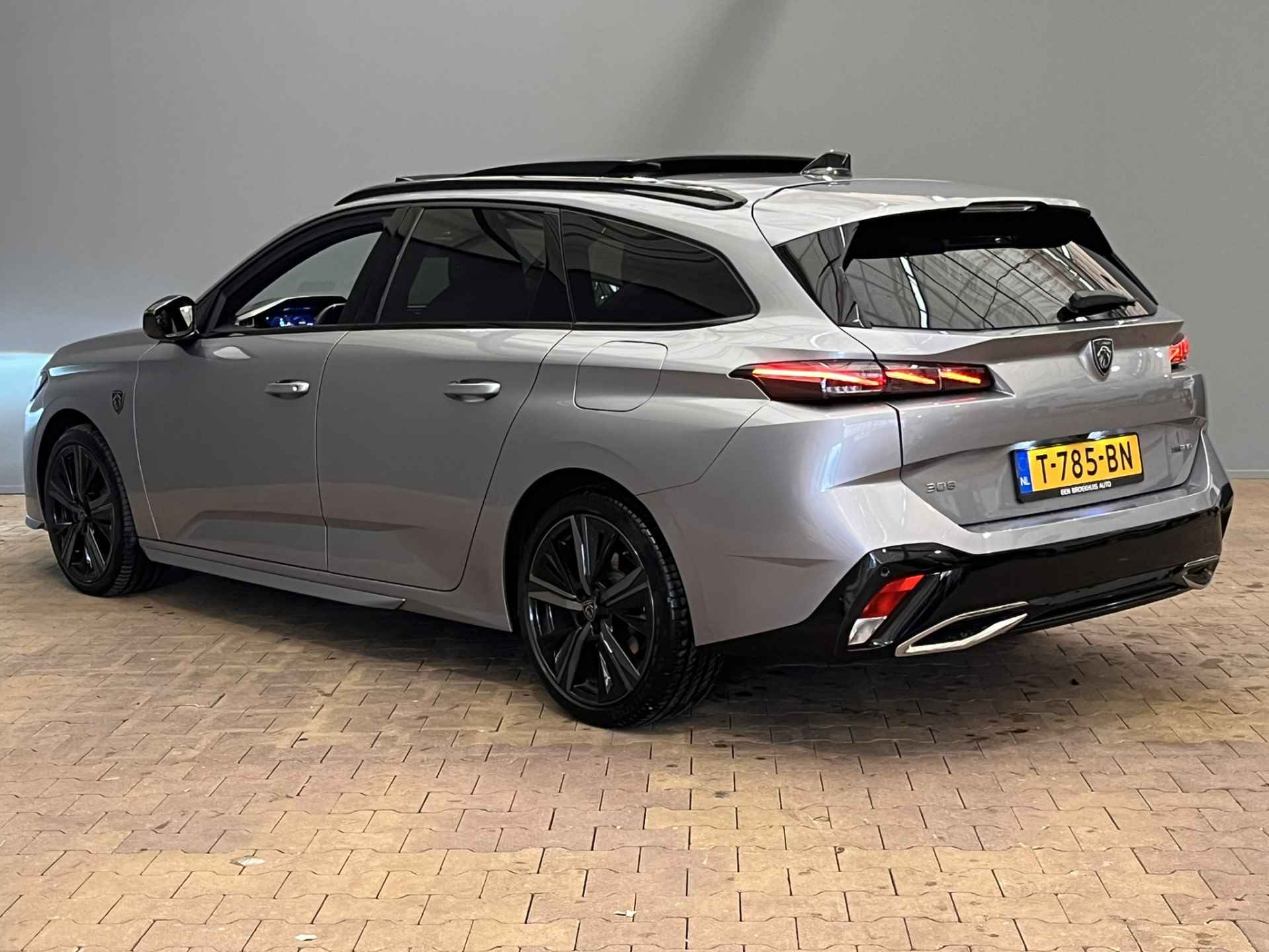 Peugeot 308 SW 1.6 180PK Hybrid GT | Panoramadak | Trekhaak | Elek.Stoel | Geheugen | Massage | Alcantara/Leder | Elek.Klep | 360 Camera | Stoelverwarming | Stuurverwarming | Carplay | Navigatie | Dode hoek | Bluetooth | - 32/36