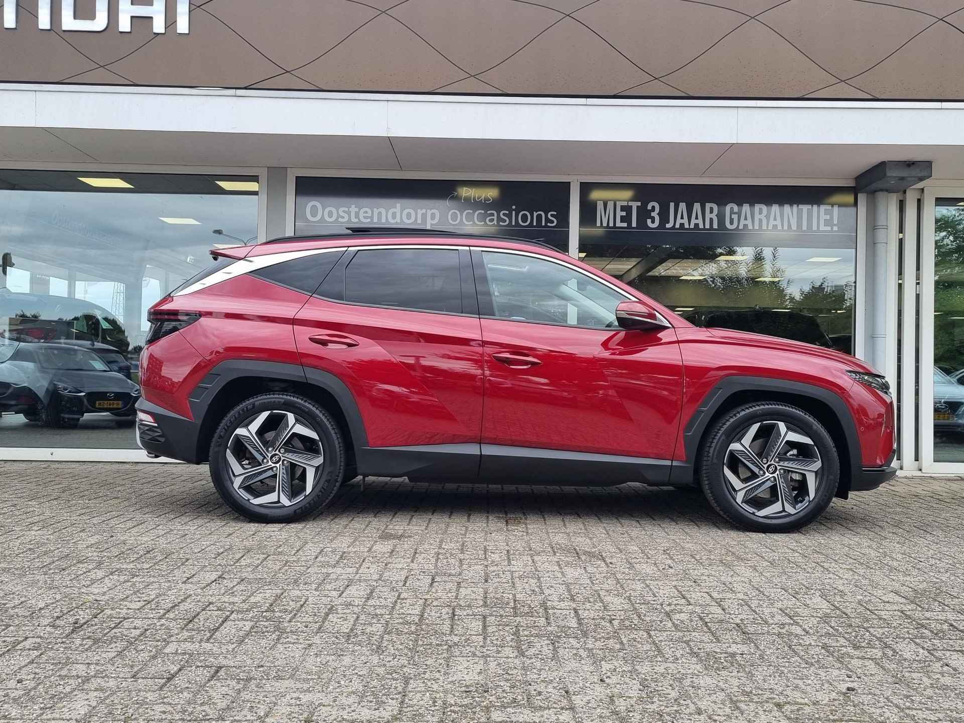 Hyundai Tucson 1.6 T-GDI HEV Premium Sky | Rijklaarprijs! | Panorama dak | Leder | Navigatie | Cruise Control Adaptief | Climate Control | Parkeersensoren | 360 Camera | Inclusief 36 Mnd Garantie | - 5/33