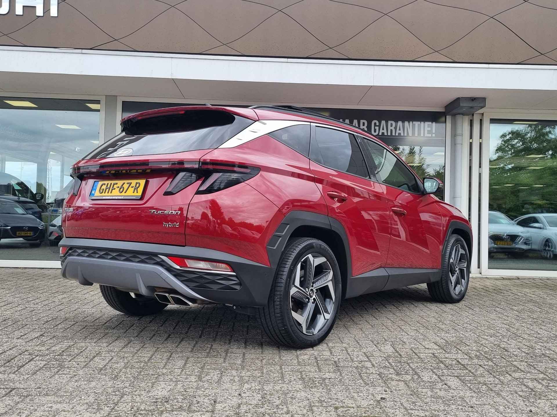 Hyundai Tucson 1.6 T-GDI HEV Premium Sky | Rijklaarprijs! | Panorama dak | Leder | Navigatie | Cruise Control Adaptief | Climate Control | Parkeersensoren | 360 Camera | Inclusief 36 Mnd Garantie | - 6/33