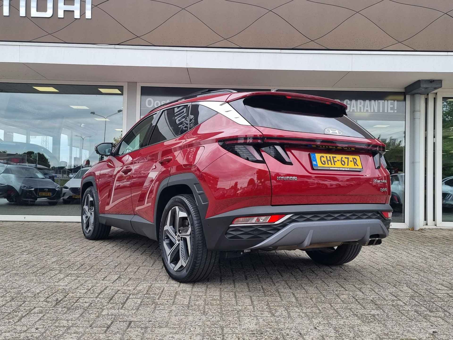 Hyundai Tucson 1.6 T-GDI HEV Premium Sky | Rijklaarprijs! | Panorama dak | Leder | Navigatie | Cruise Control Adaptief | Climate Control | Parkeersensoren | 360 Camera | Inclusief 36 Mnd Garantie | - 8/33