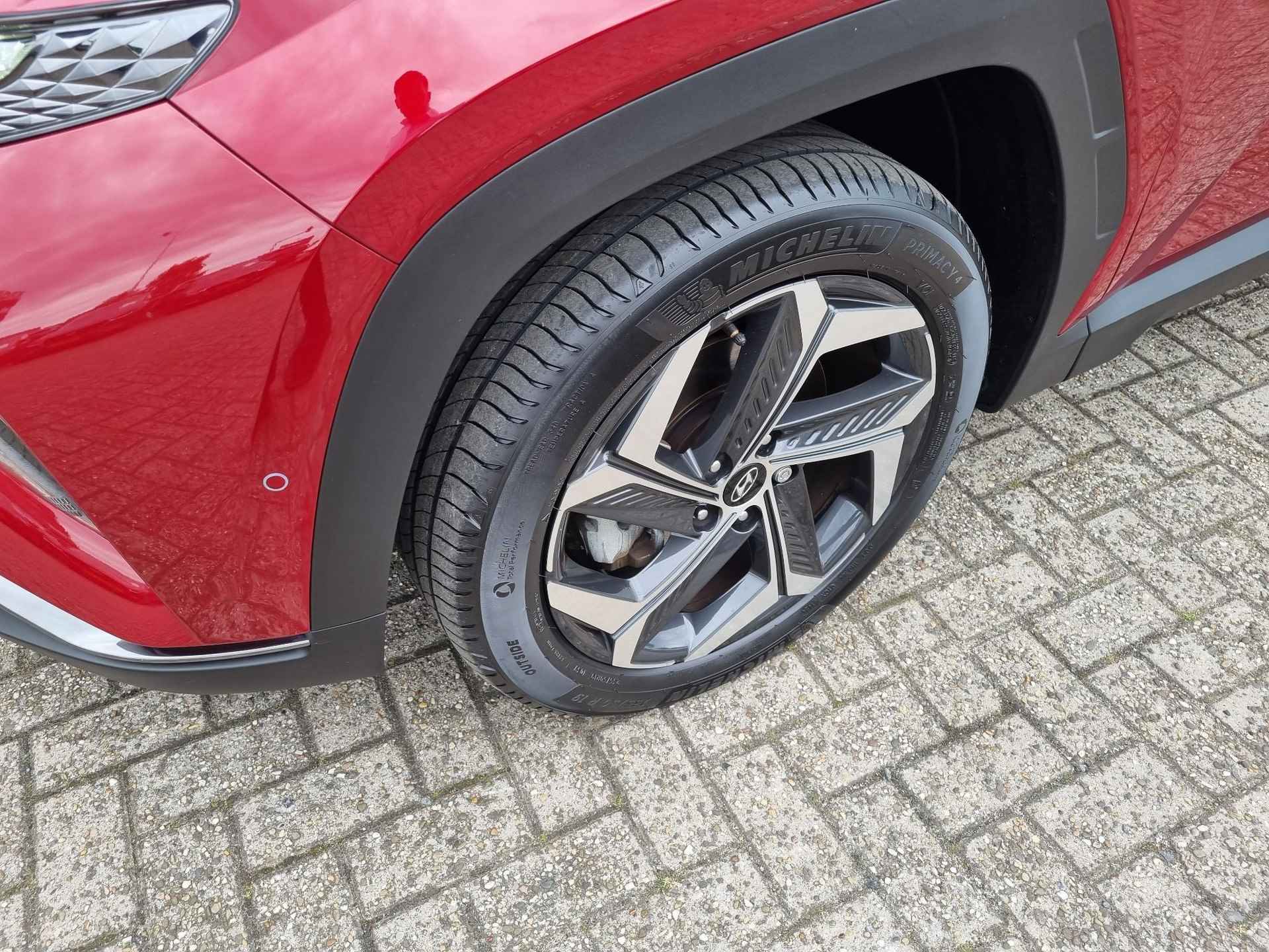 Hyundai Tucson 1.6 T-GDI HEV Premium Sky | Rijklaarprijs! | Panorama dak | Leder | Navigatie | Cruise Control Adaptief | Climate Control | Parkeersensoren | 360 Camera | Inclusief 36 Mnd Garantie | - 11/33