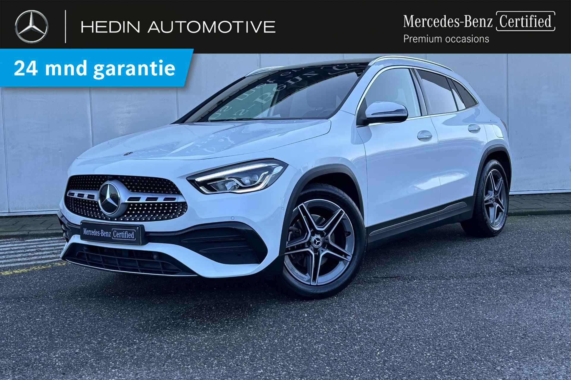 Mercedes-Benz GLA GLA 200 Automaat AMG Line | Standkachel | Panoramadak | LED | Parkeerpakket met camera | Stoelverwarming | Spiegelpakket | 19'' Lichtmetalen Wielen | Zitcomfortpakket - 1/14