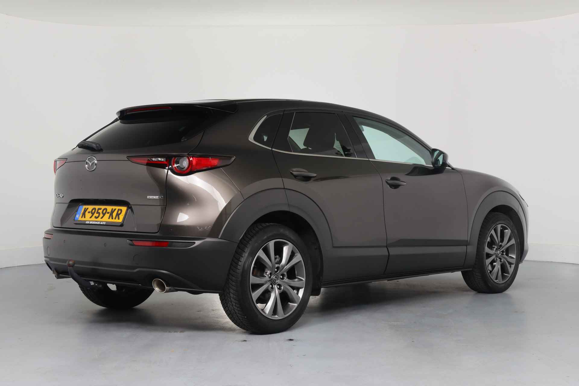 Mazda CX-30 2.0 e-SkyActiv-X M Hybrid Luxury | Leder | Trekhaak | Camera | Stoel-/stuurverwarming | Elektr achterklep | Elektr stoel | 18 in - 4/41